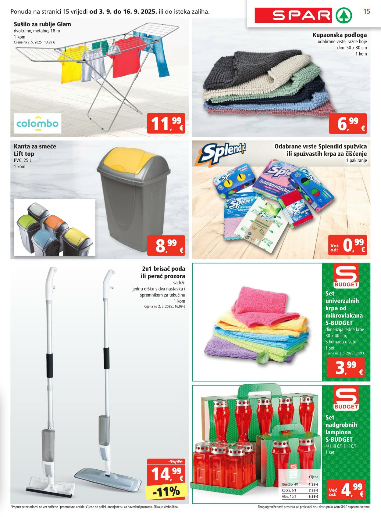 Katalog Spar 03.09.2025 - 09.09.2025