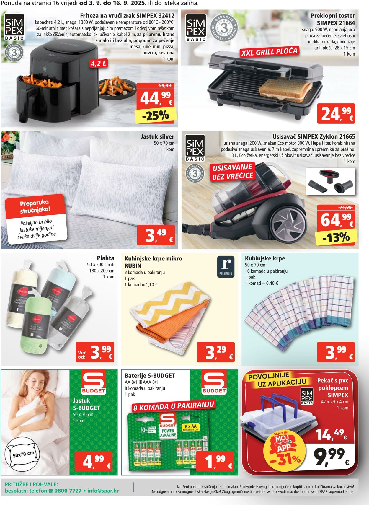 Katalog Spar 03.09.2025 - 09.09.2025