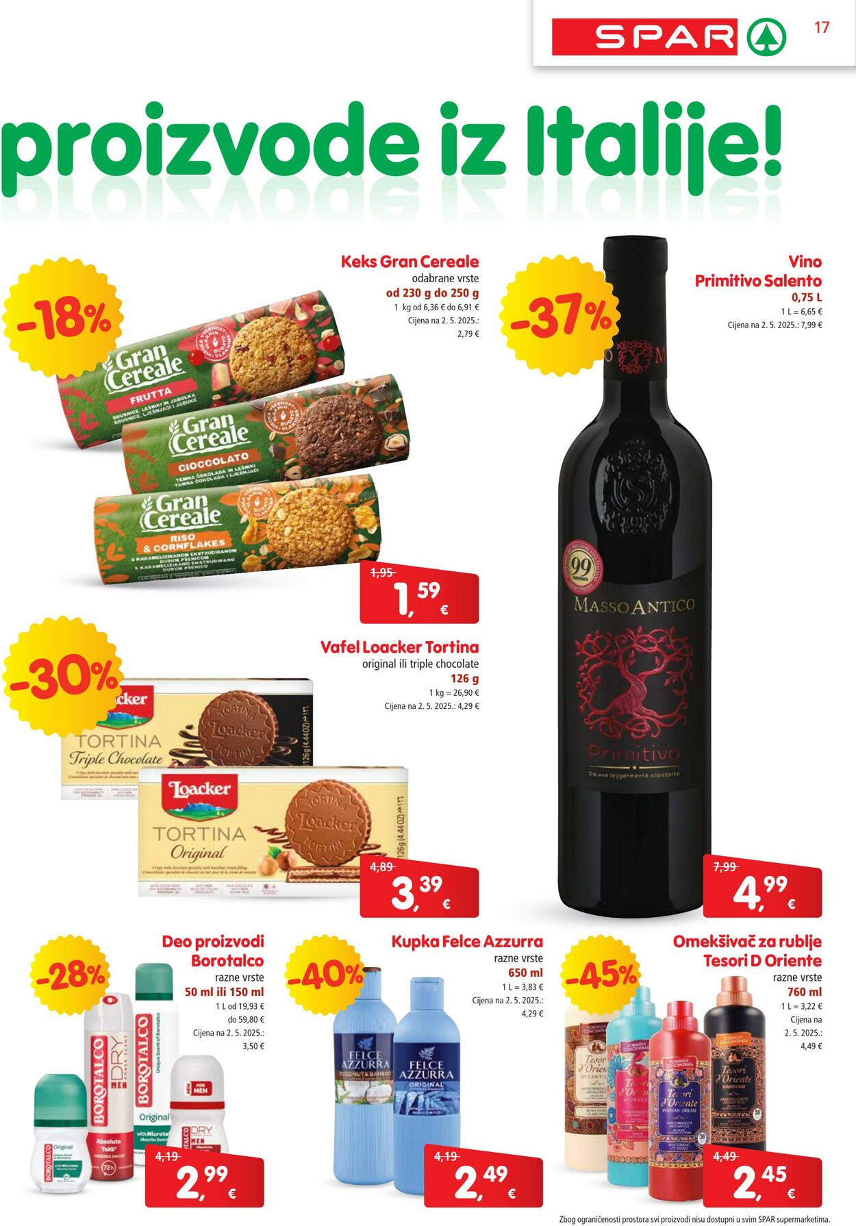 Katalog Spar 17.09.2025 - 23.09.2025