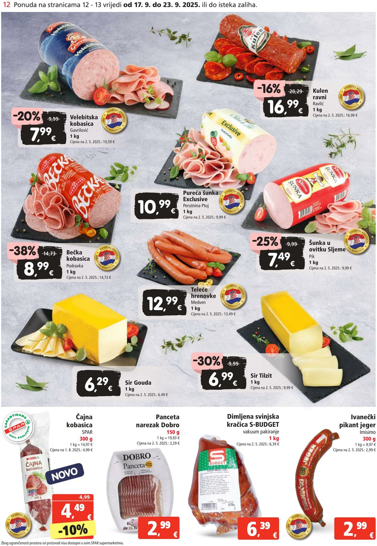 Katalog Spar 17.09.2025 - 23.09.2025