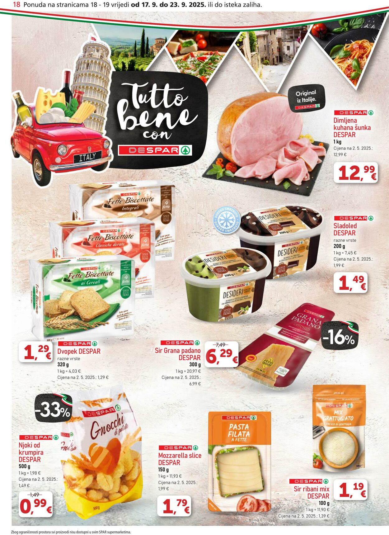 Katalog Spar 17.09.2025 - 23.09.2025