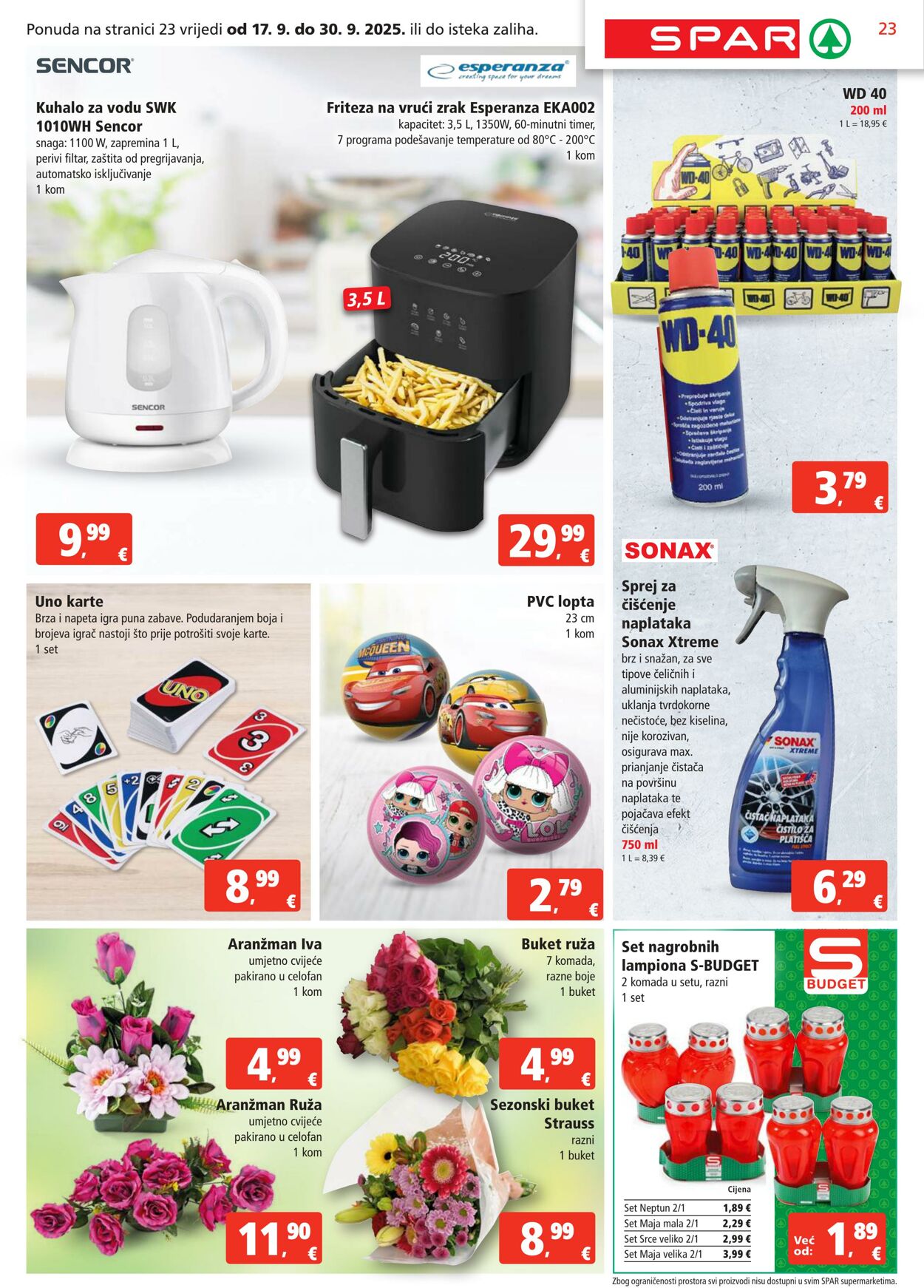 Katalog Spar 17.09.2025 - 23.09.2025