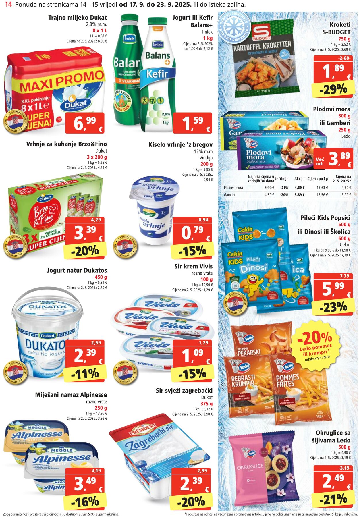 Katalog Spar 17.09.2025 - 23.09.2025