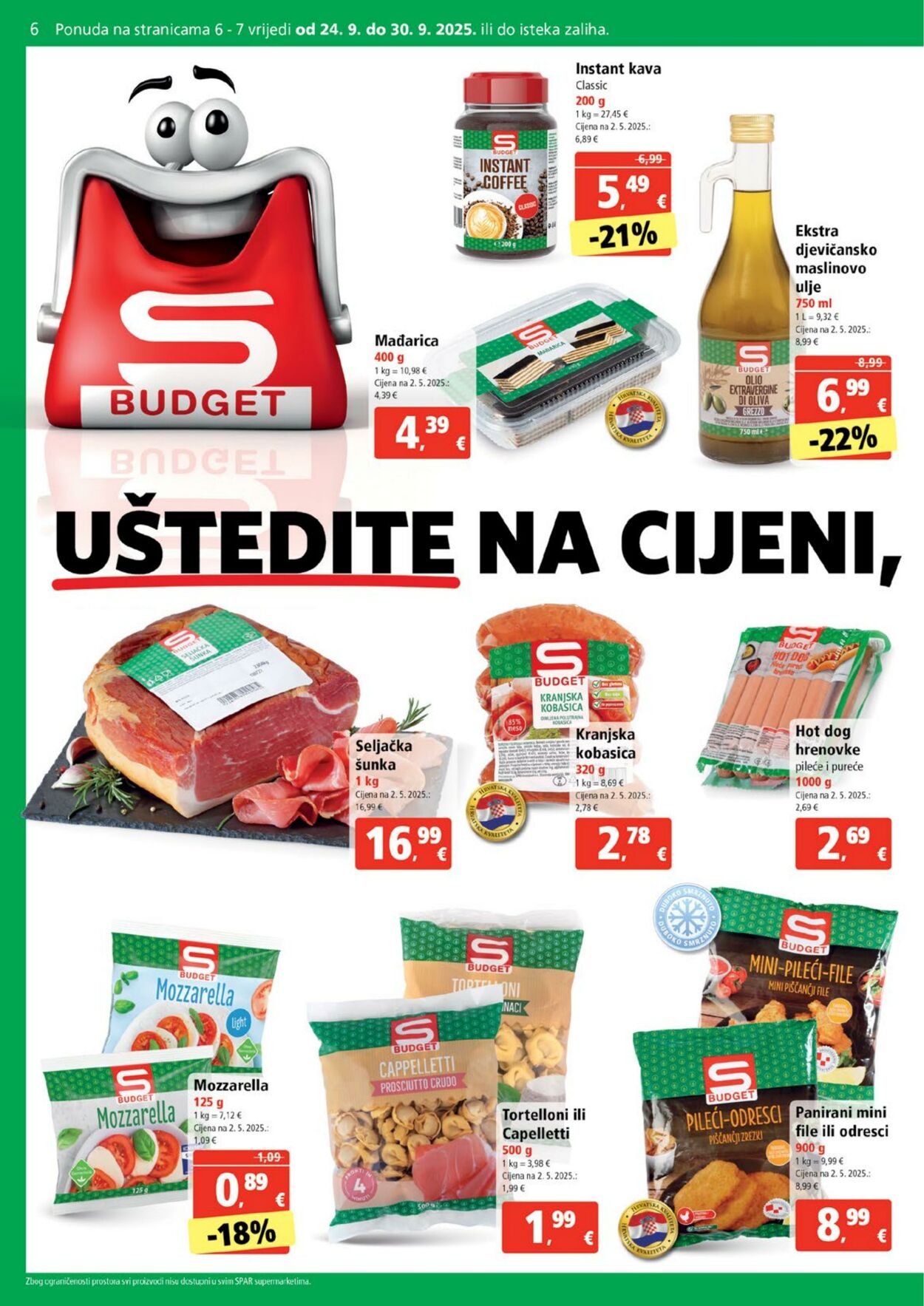 Katalog Spar 24.09.2025 - 30.09.2025