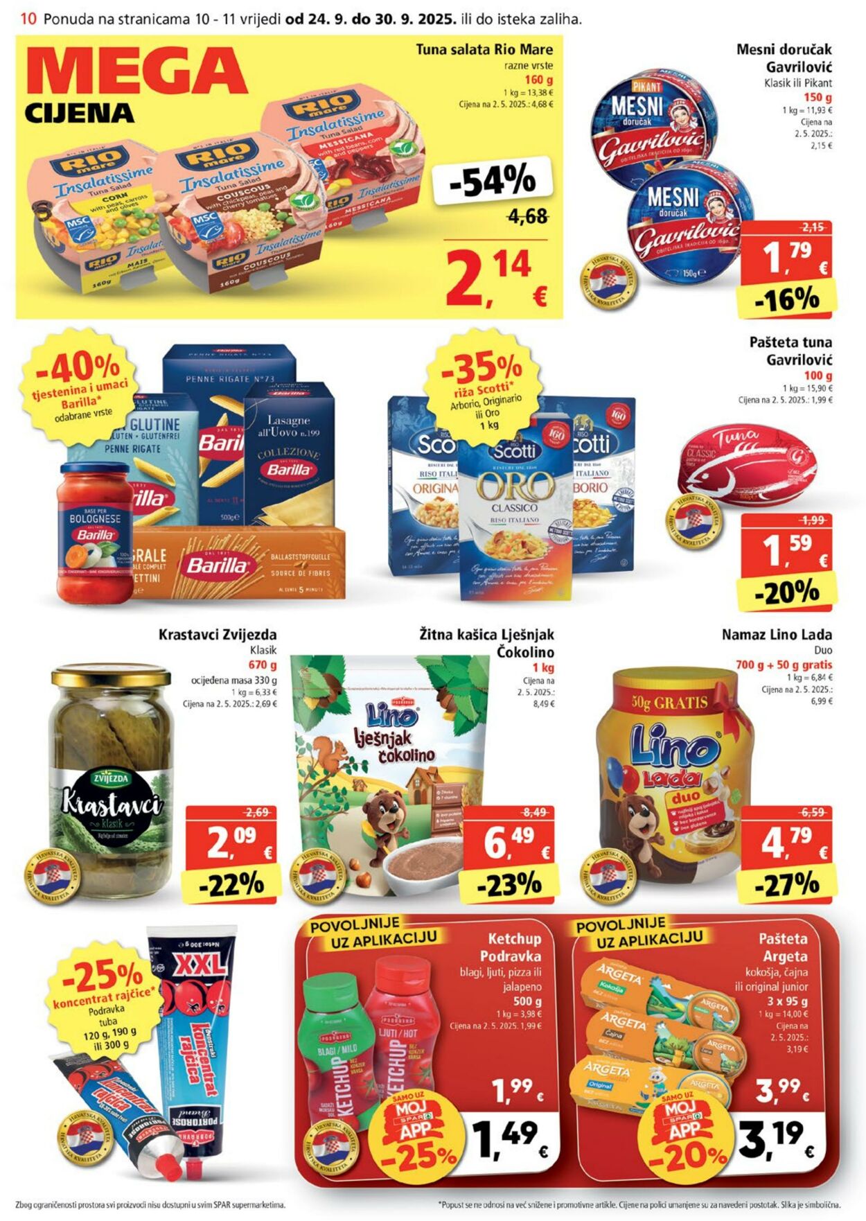 Katalog Spar 24.09.2025 - 30.09.2025