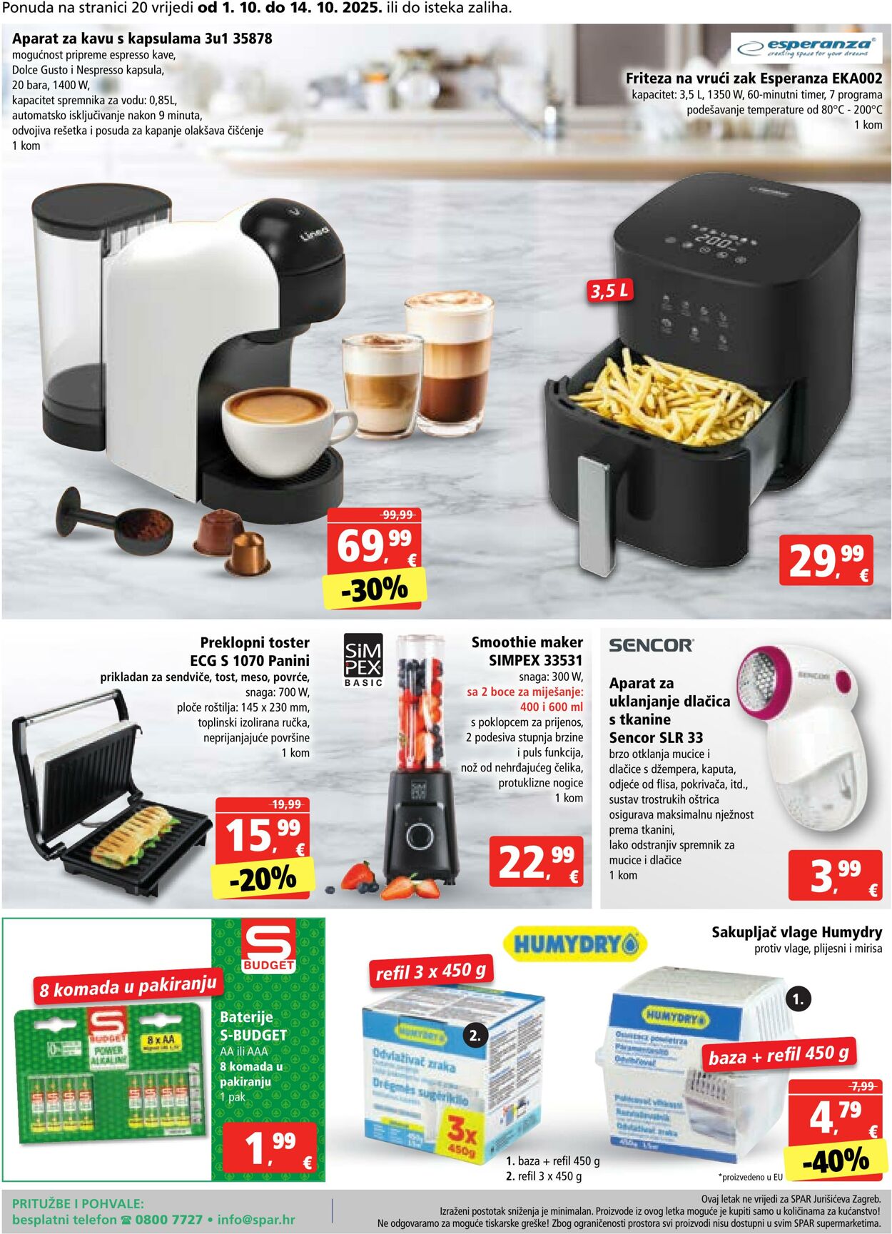 Katalog Spar 01.10.2025 - 07.10.2025