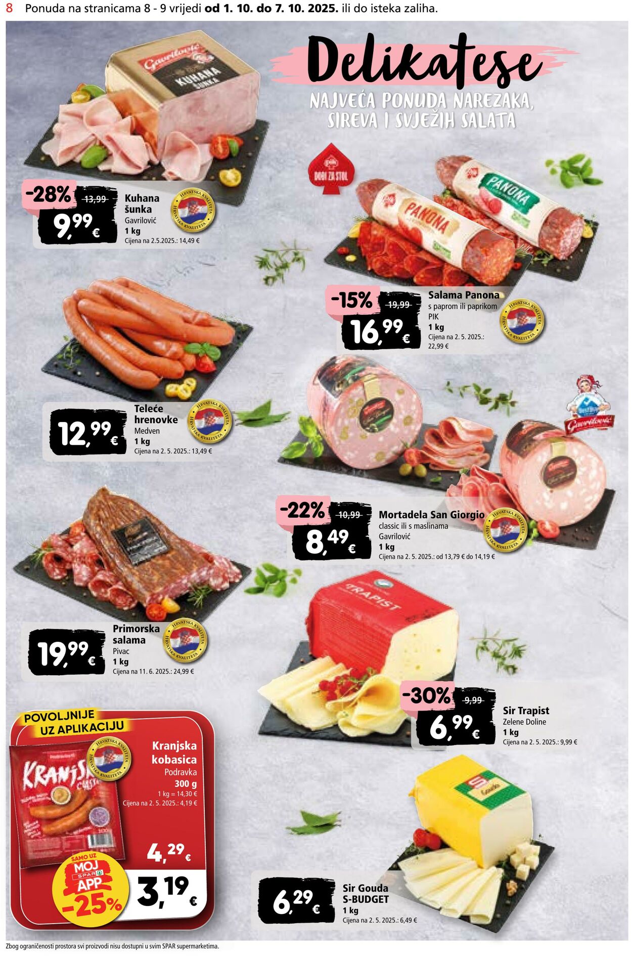 Katalog Spar 01.10.2025 - 07.10.2025