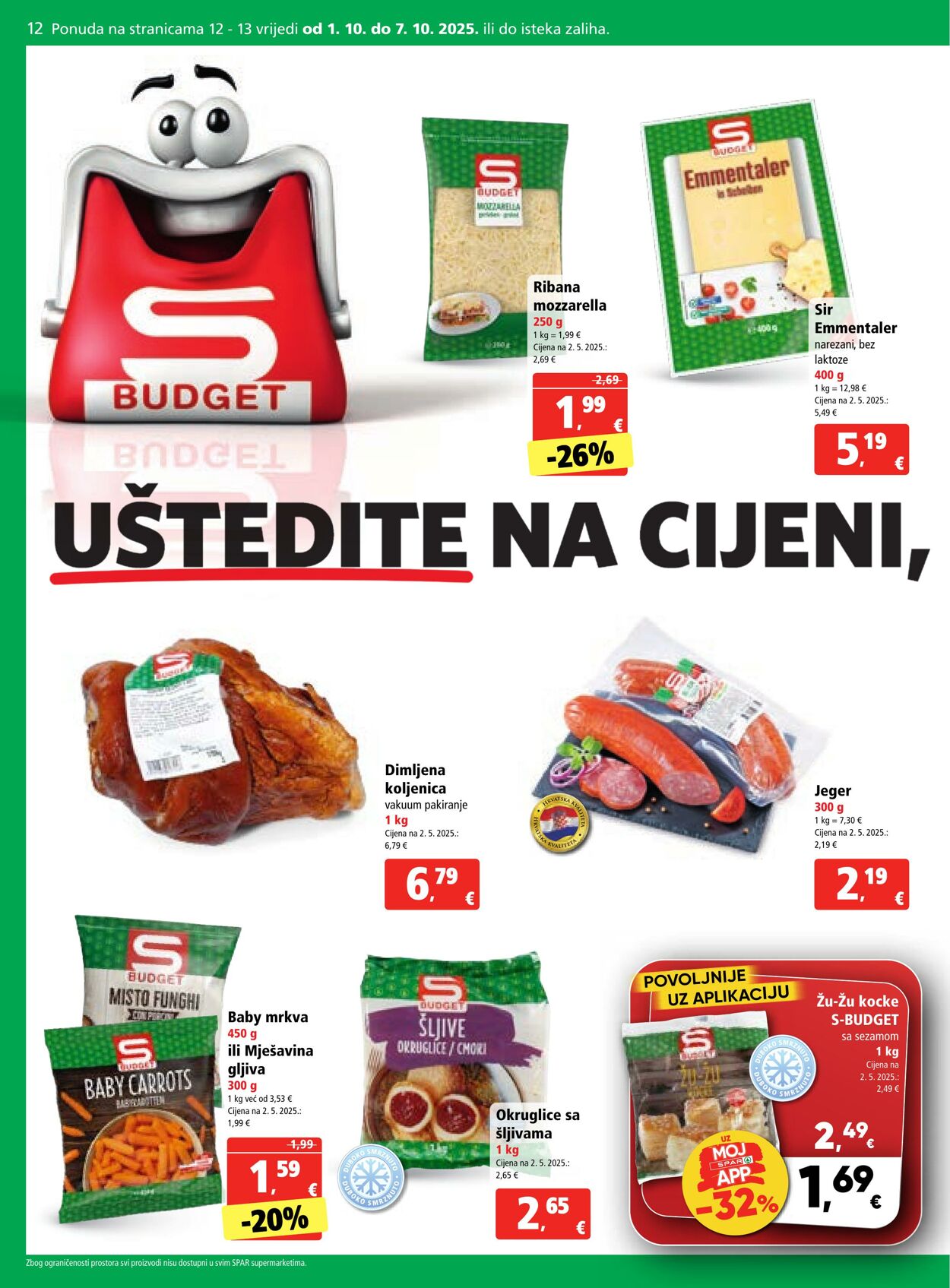 Katalog Spar 01.10.2025 - 07.10.2025