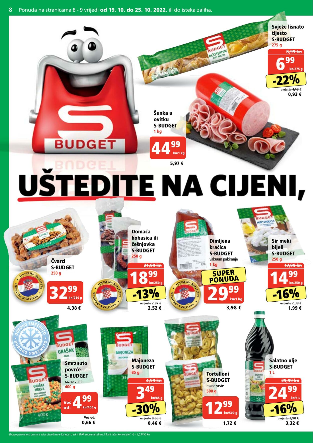 Katalog Spar 19.10.2022 - 01.11.2022