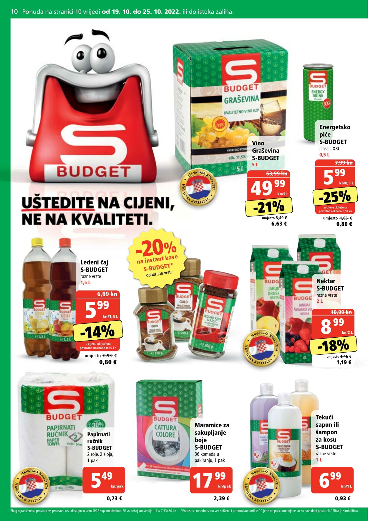 Katalog Spar 19.10.2022 - 01.11.2022