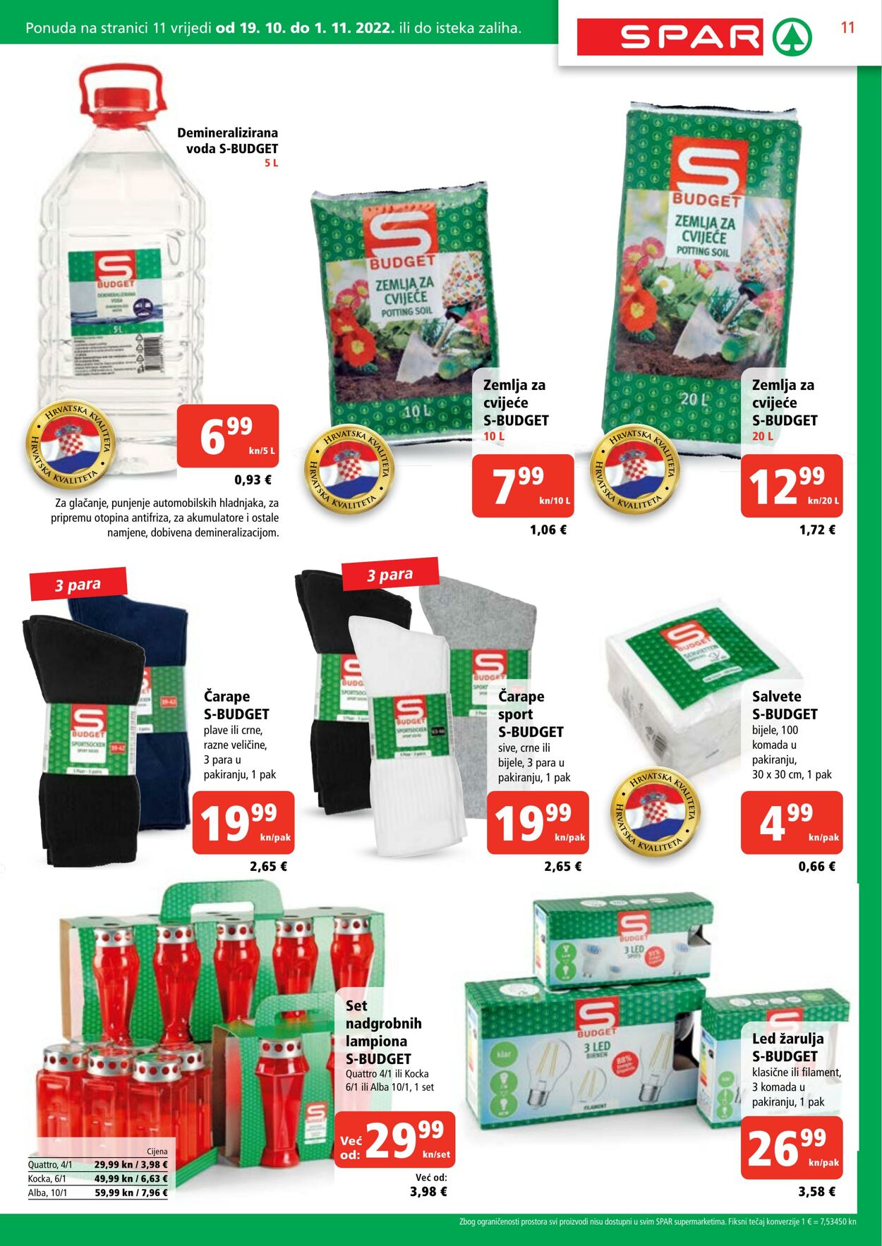 Katalog Spar 19.10.2022 - 01.11.2022