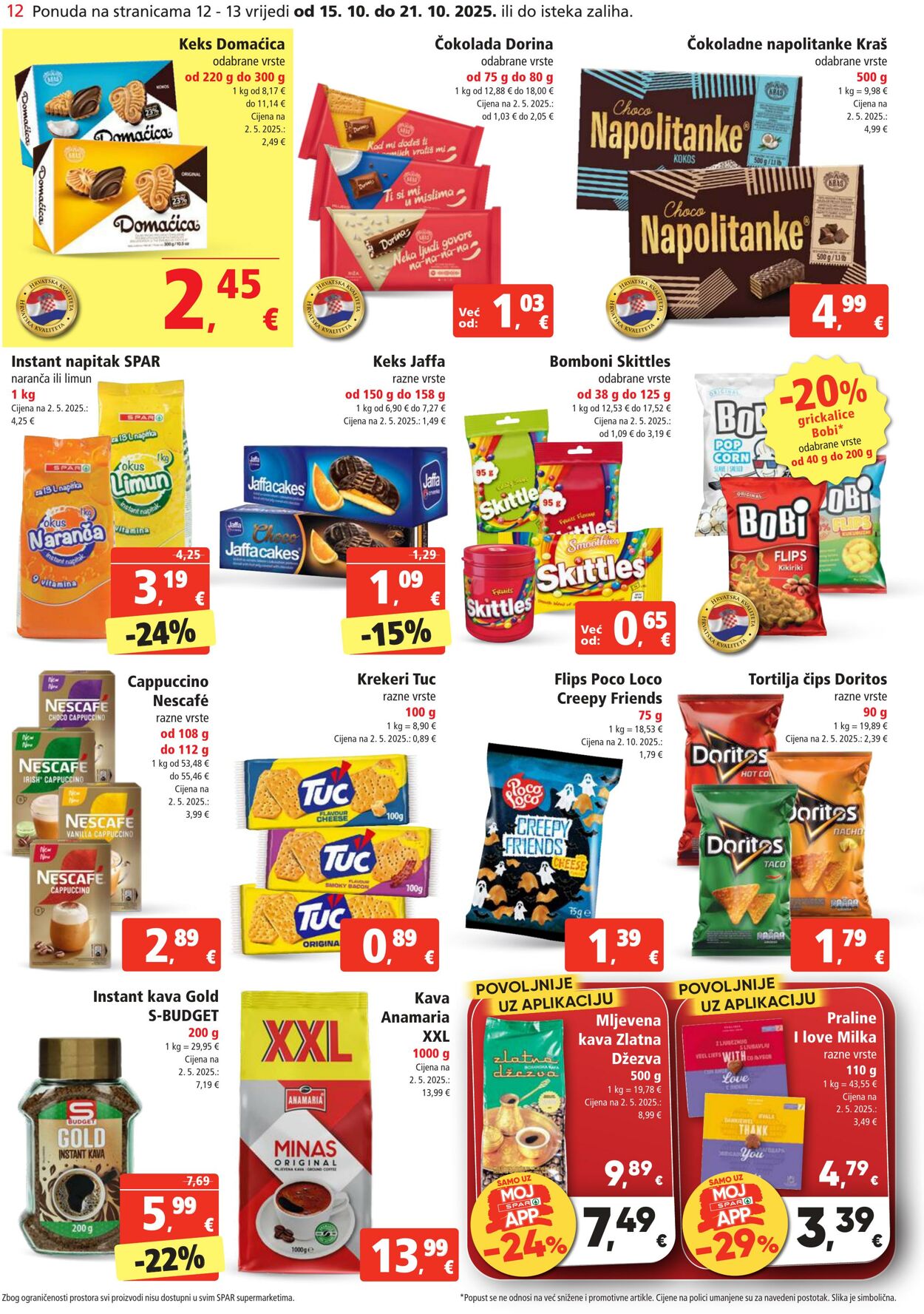 Katalog Spar 15.10.2025 - 21.10.2025