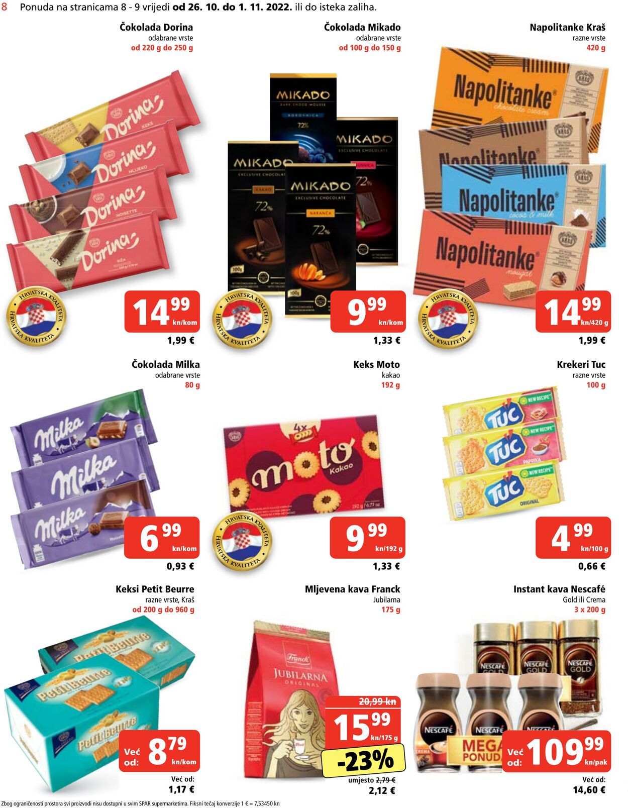 Katalog Spar 26.10.2022 - 08.11.2022