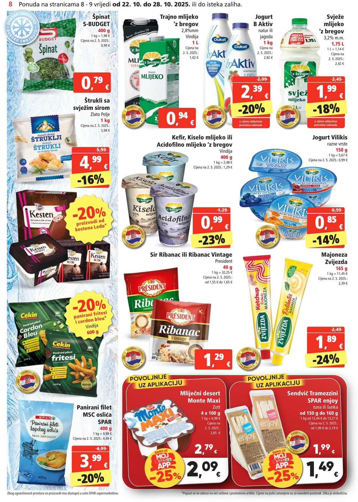 Katalog Spar 22.10.2025 - 28.10.2025