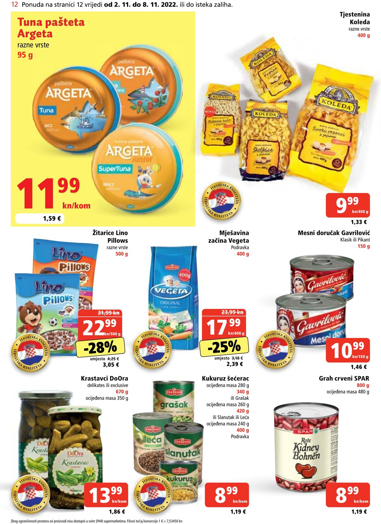 Katalog Spar 02.11.2022 - 15.11.2022