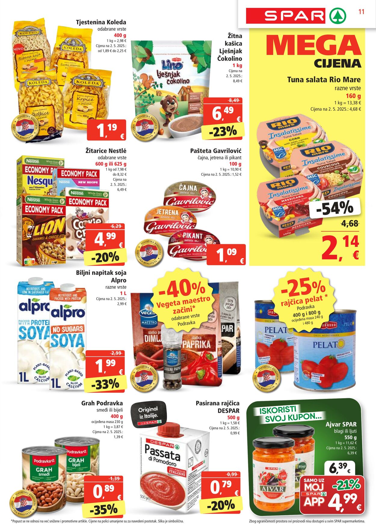 Katalog Spar 05.11.2025 - 11.11.2025