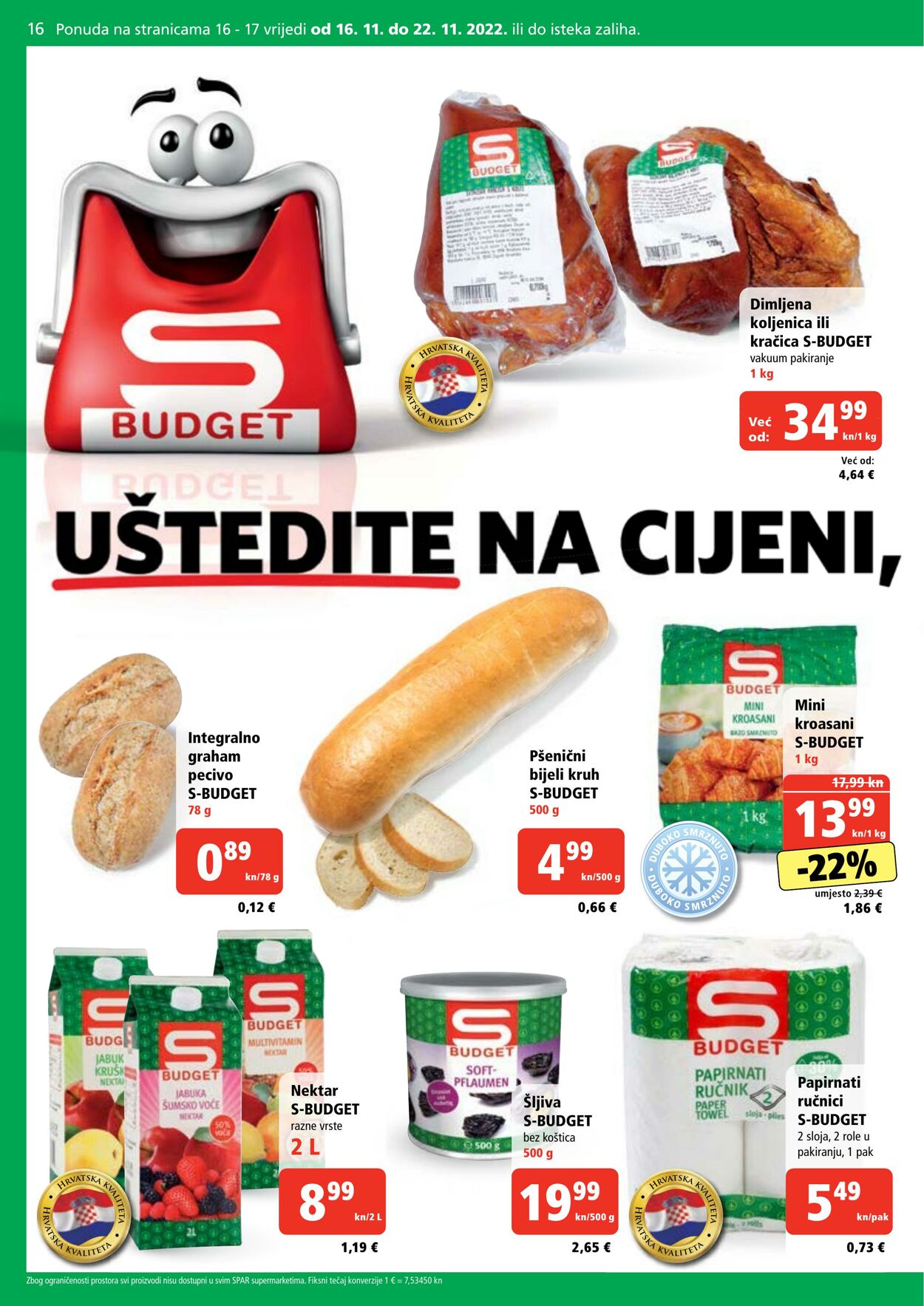 Katalog Spar 16.11.2022 - 29.11.2022