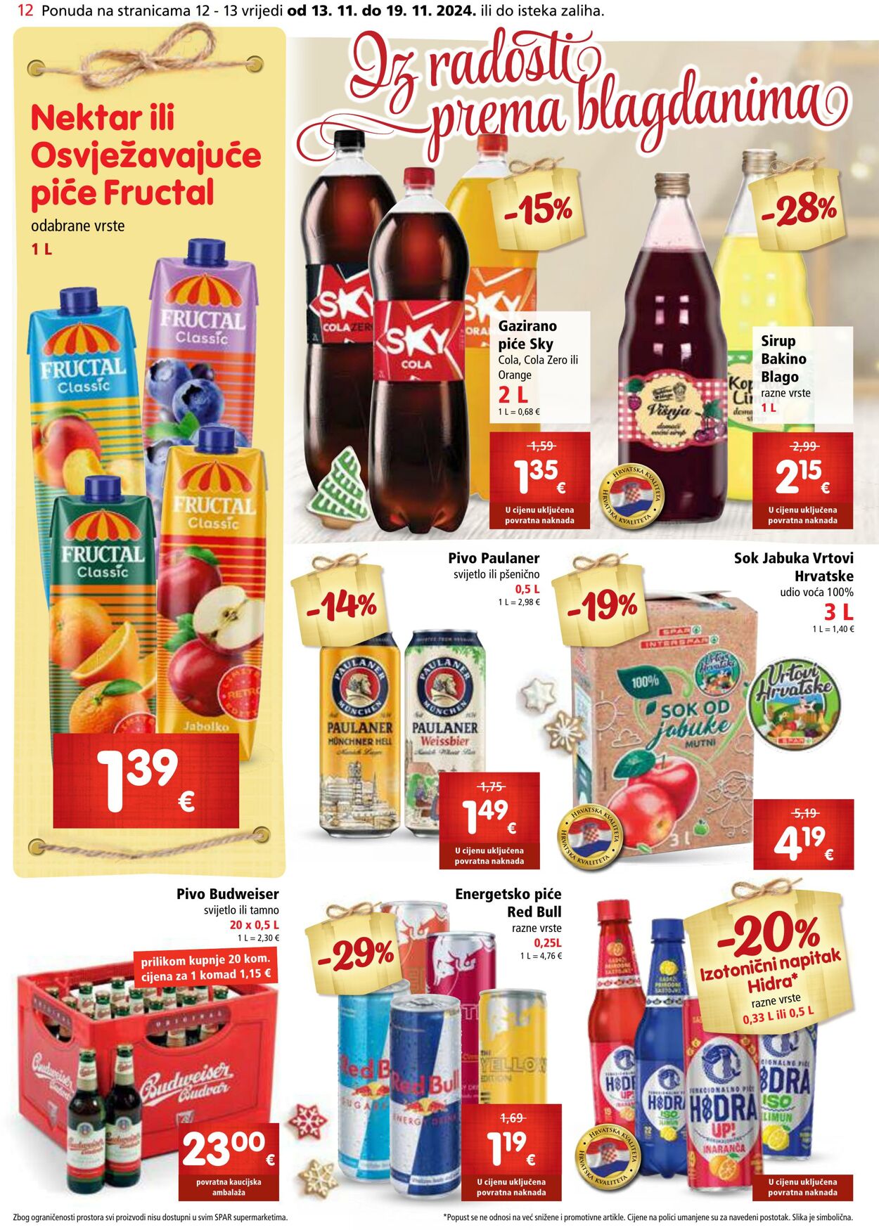 Katalog Spar 13.11.2024 - 19.11.2024