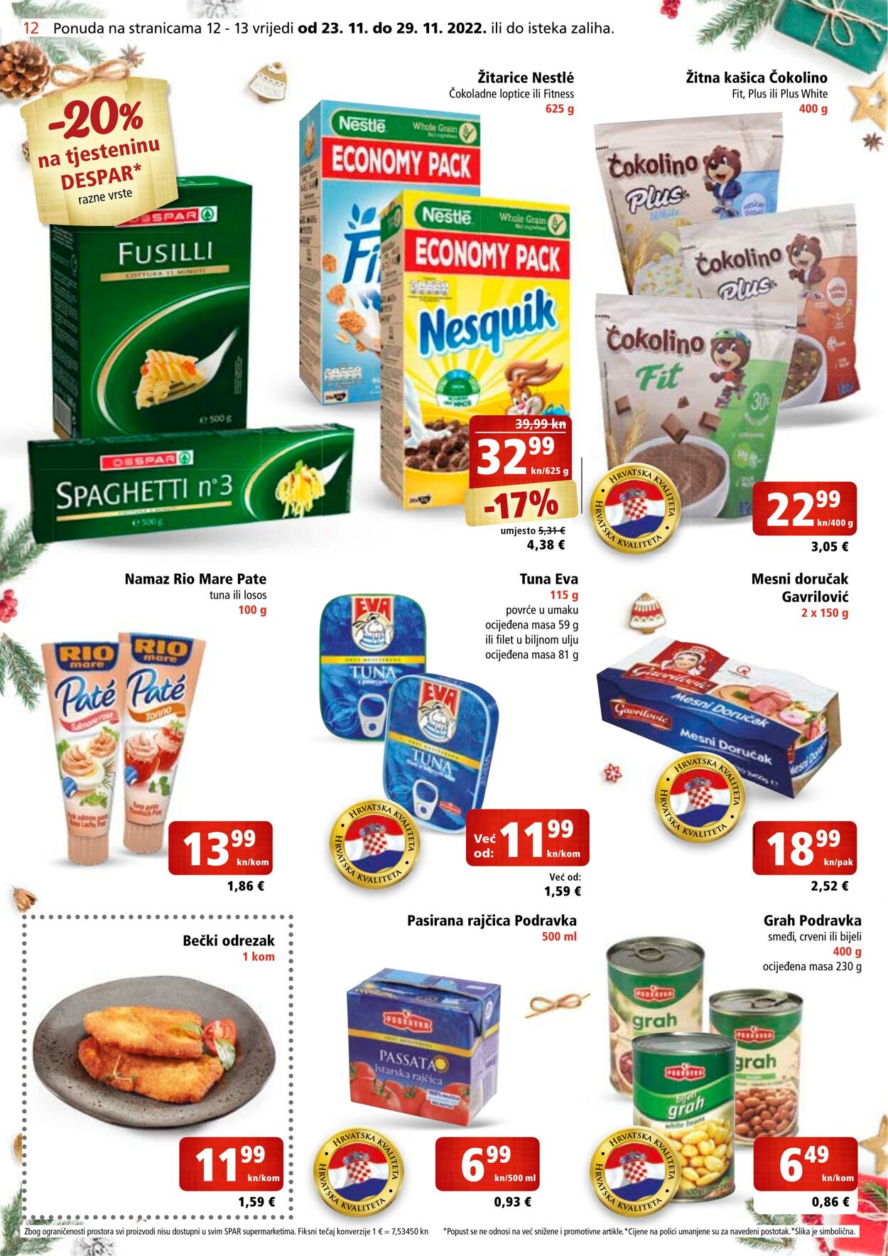 Katalog Spar 23.11.2022 - 06.12.2022