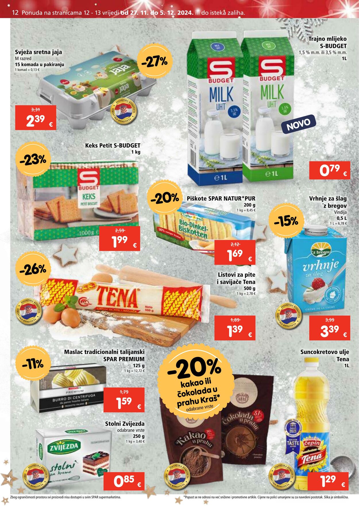 Katalog Spar 27.11.2024 - 03.12.2024