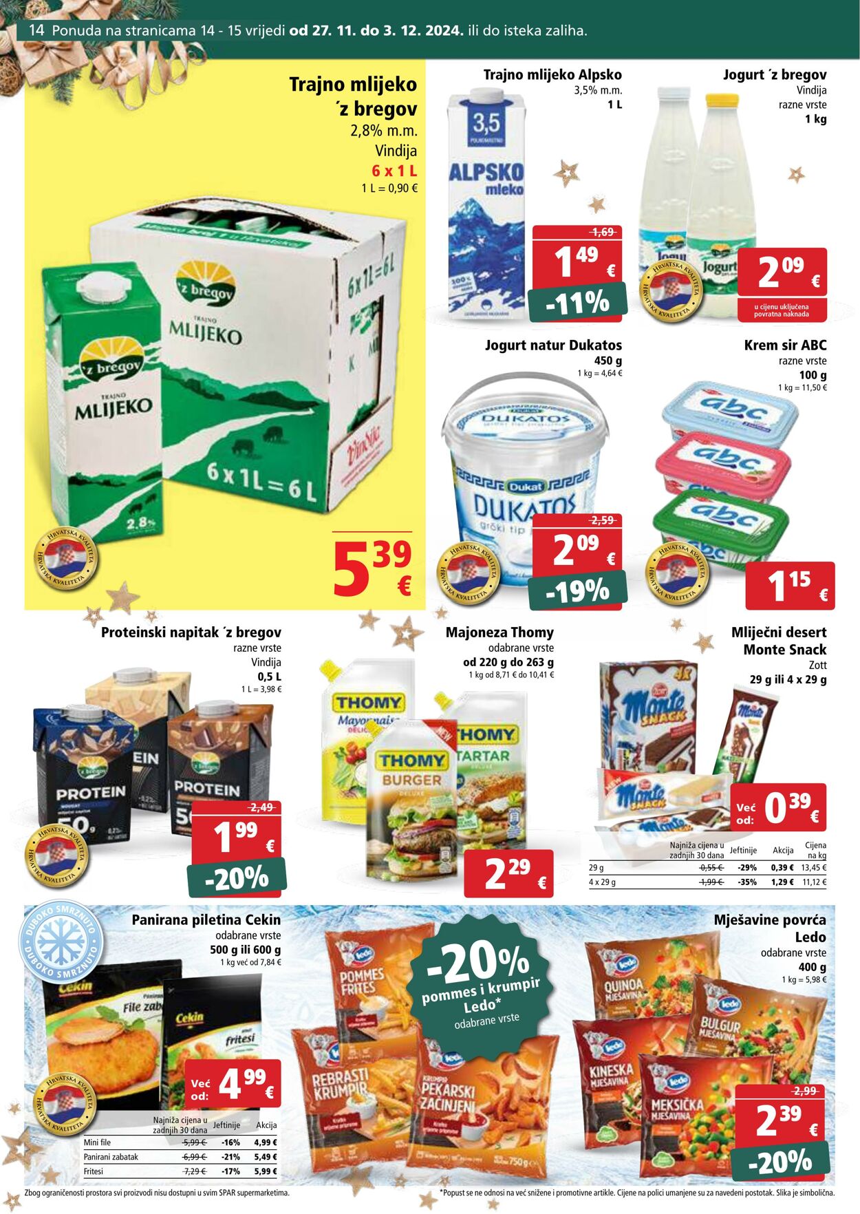 Katalog Spar 27.11.2024 - 03.12.2024