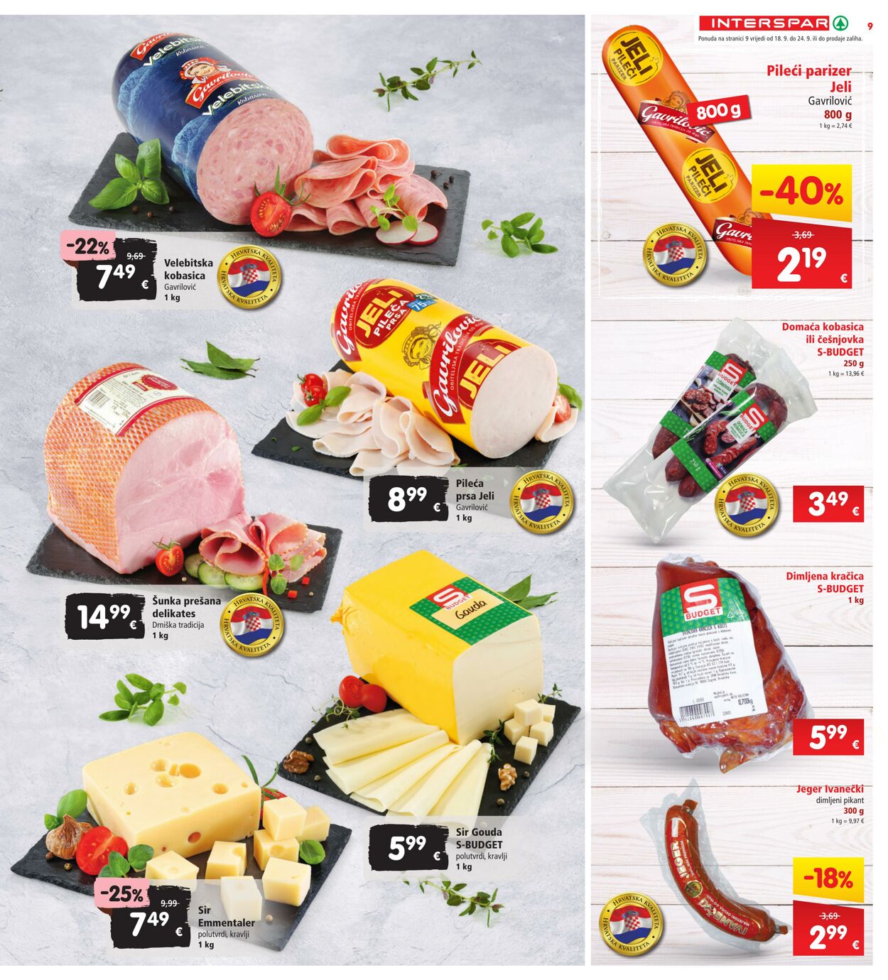 Katalog Spar 20.09.2024 - 02.10.2024