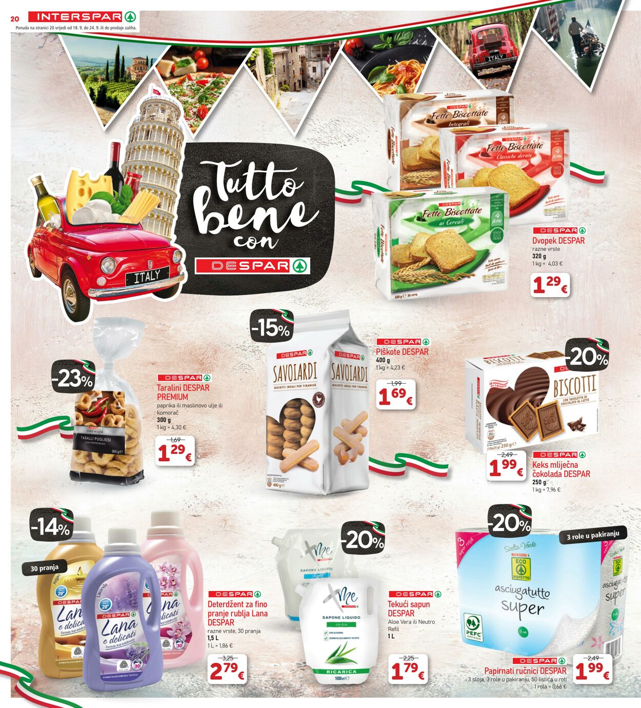 Katalog Spar 20.09.2024 - 02.10.2024