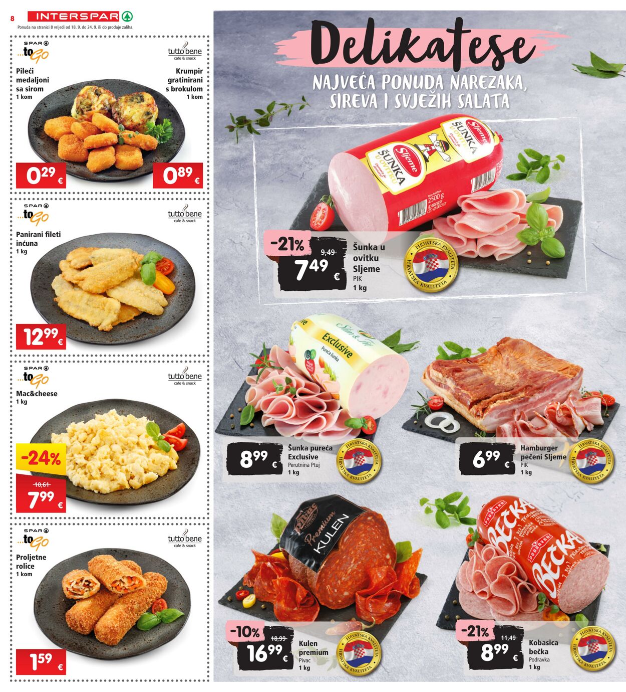 Katalog Spar 20.09.2024 - 02.10.2024