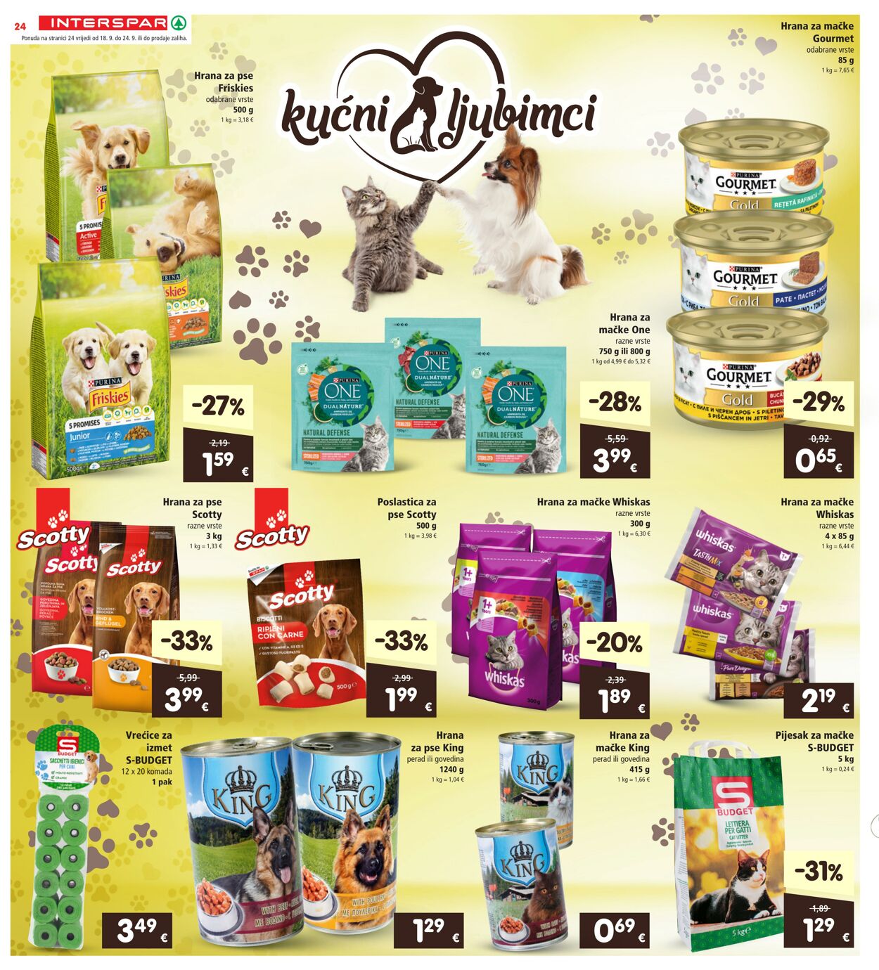 Katalog Spar 20.09.2024 - 02.10.2024