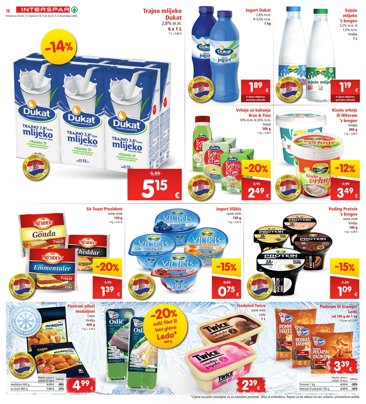 Katalog Spar 20.09.2024 - 02.10.2024