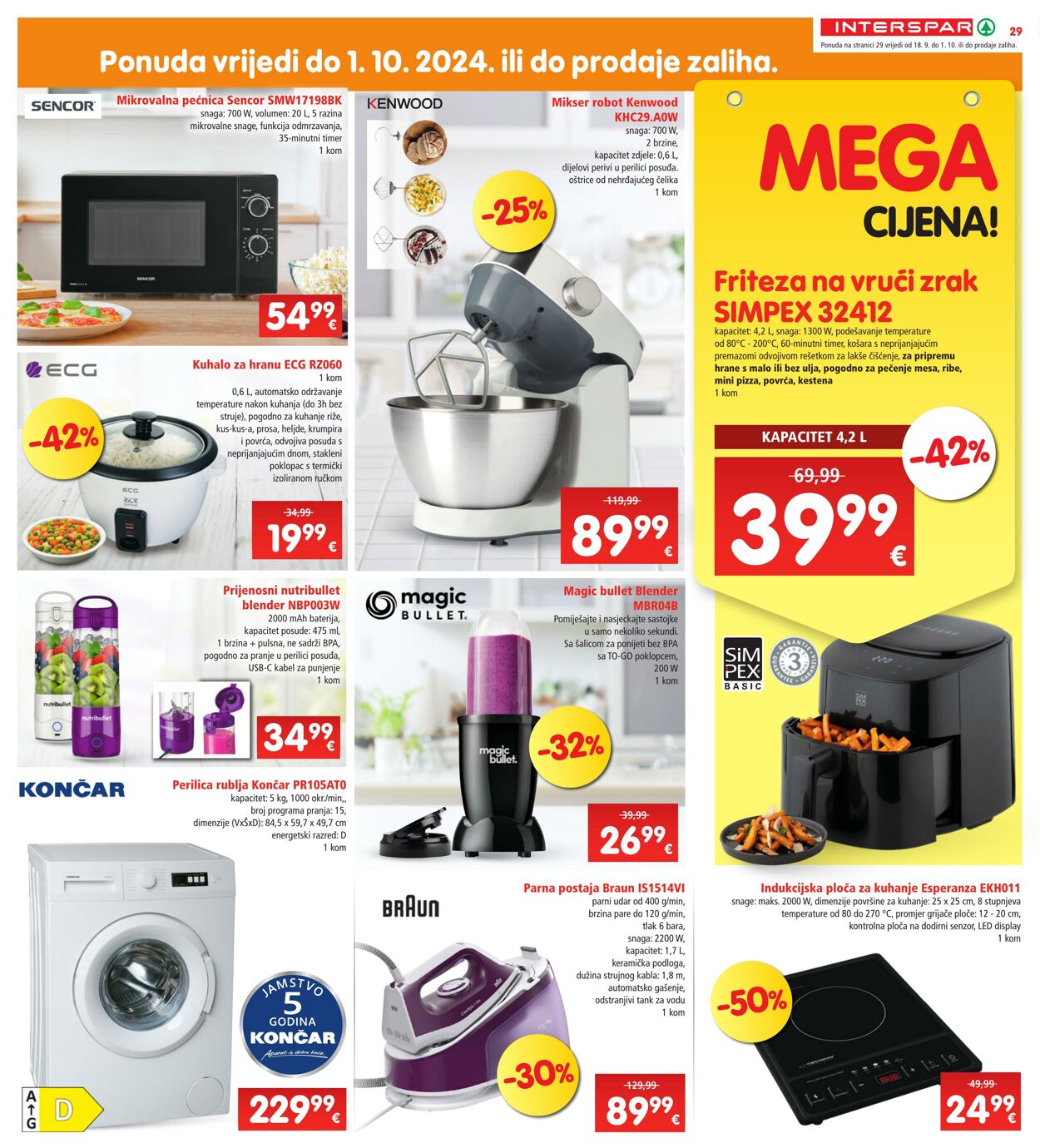 Katalog Spar 20.09.2024 - 02.10.2024