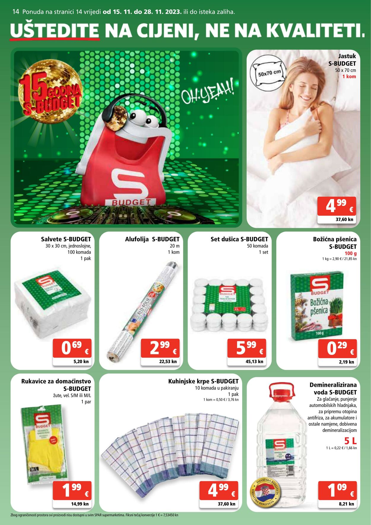 Katalog Spar 15.11.2023 - 21.11.2023