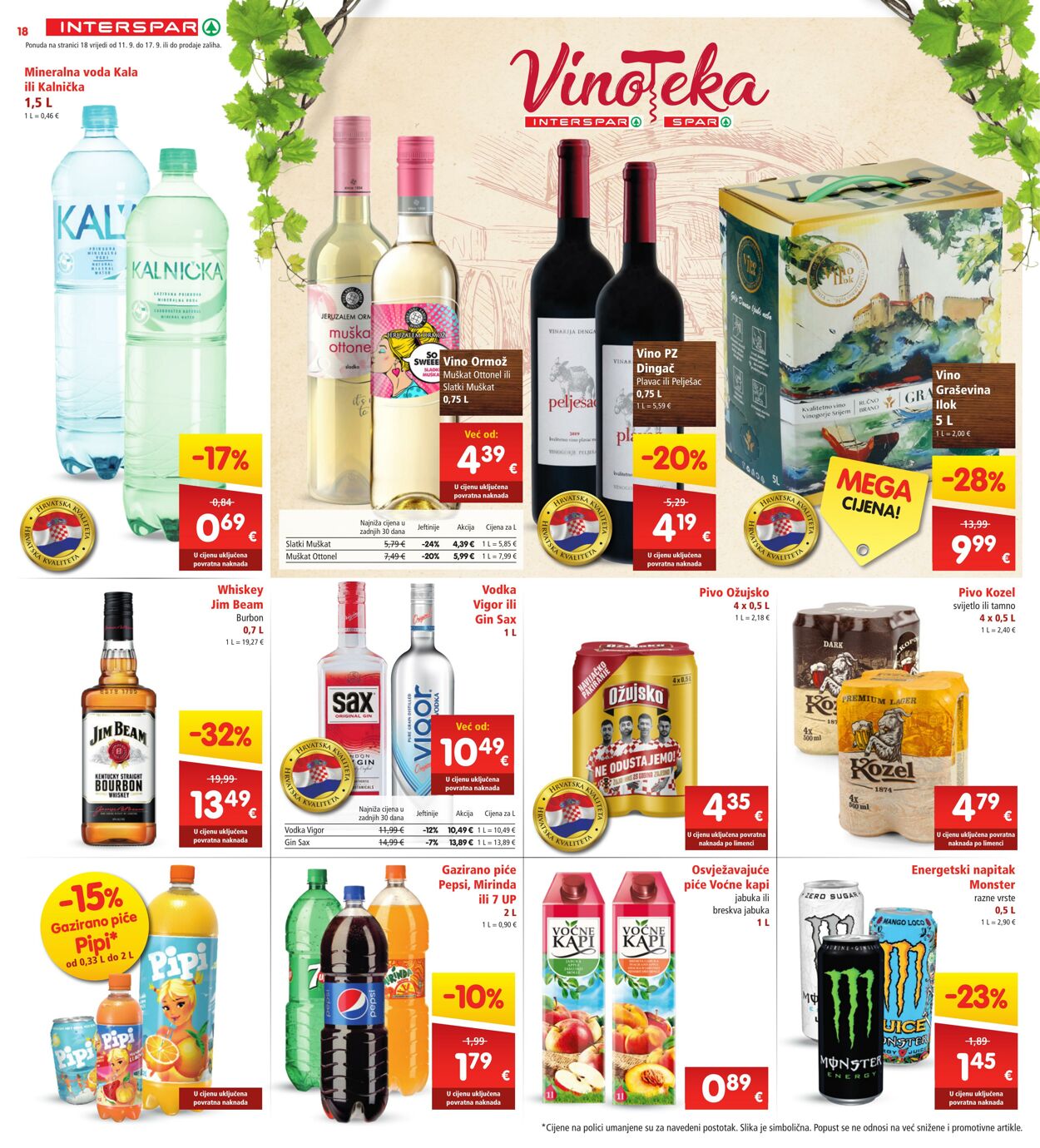 Katalog Spar 11.09.2024 - 18.09.2024