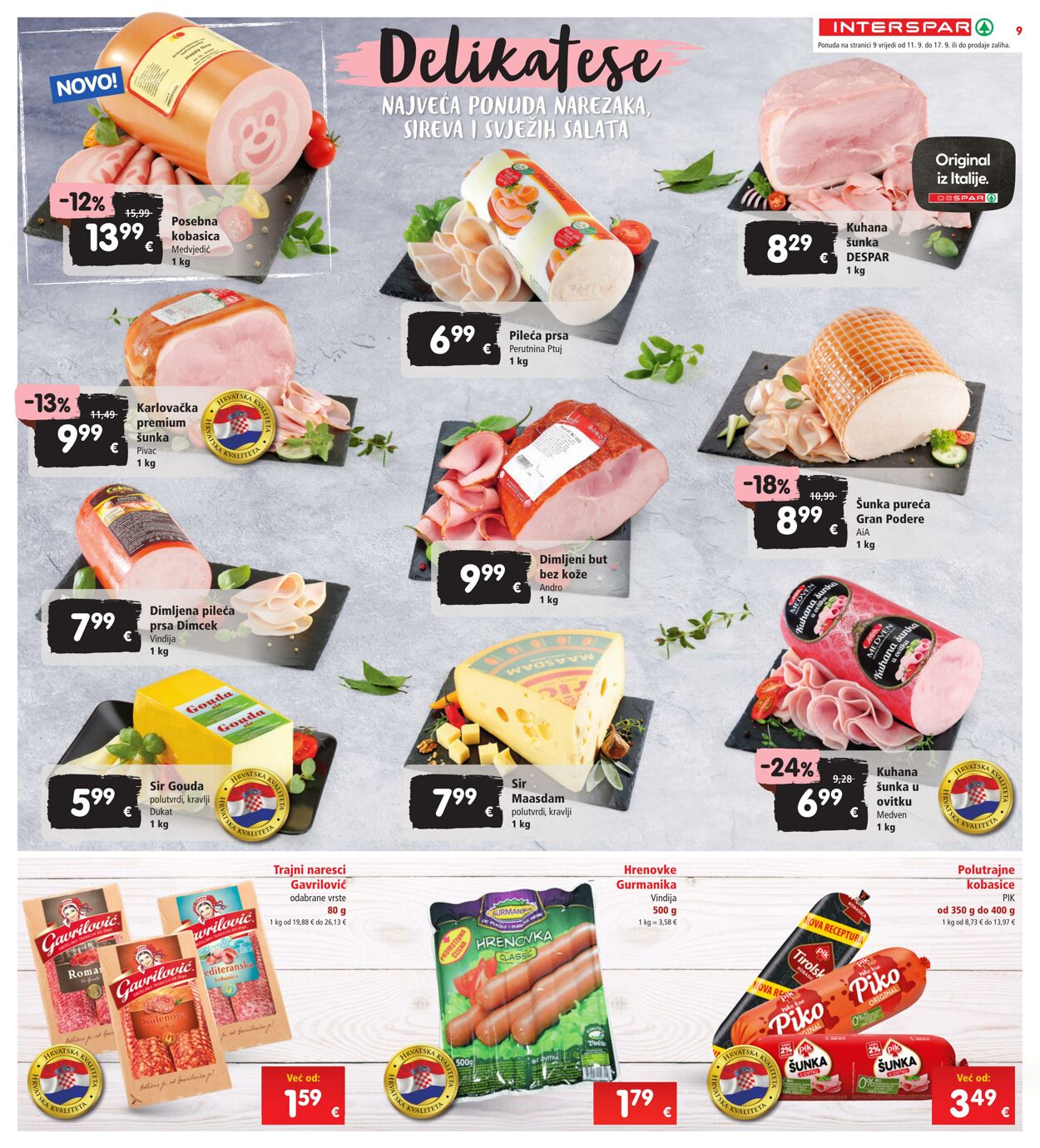 Katalog Spar 11.09.2024 - 18.09.2024