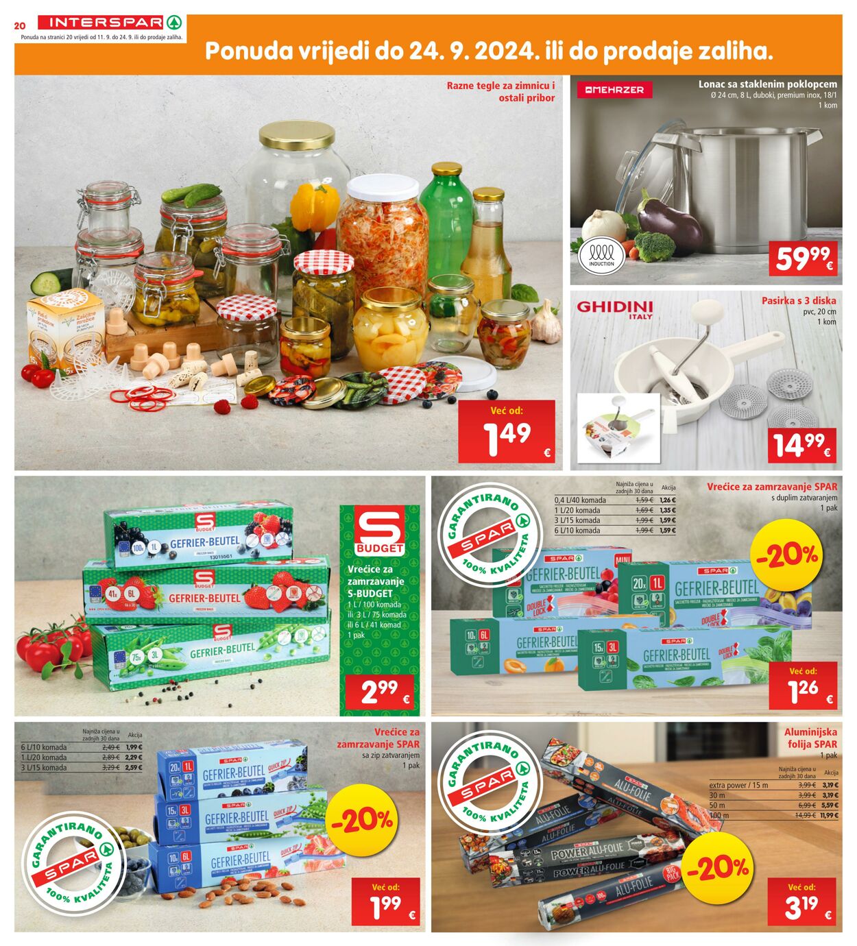 Katalog Spar 11.09.2024 - 18.09.2024