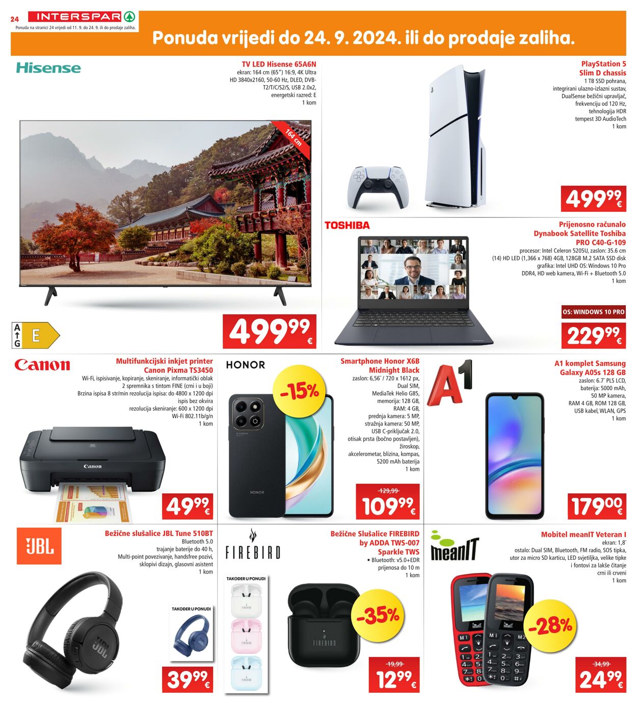 Katalog Spar 11.09.2024 - 18.09.2024