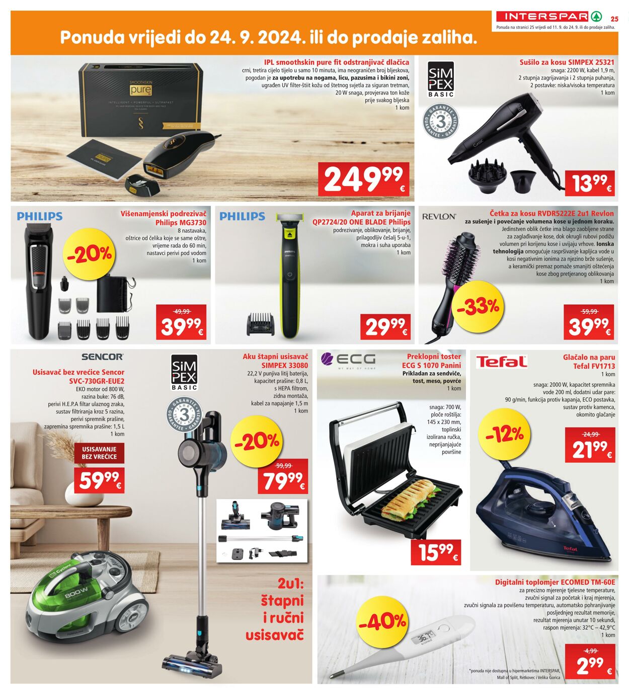 Katalog Spar 11.09.2024 - 18.09.2024