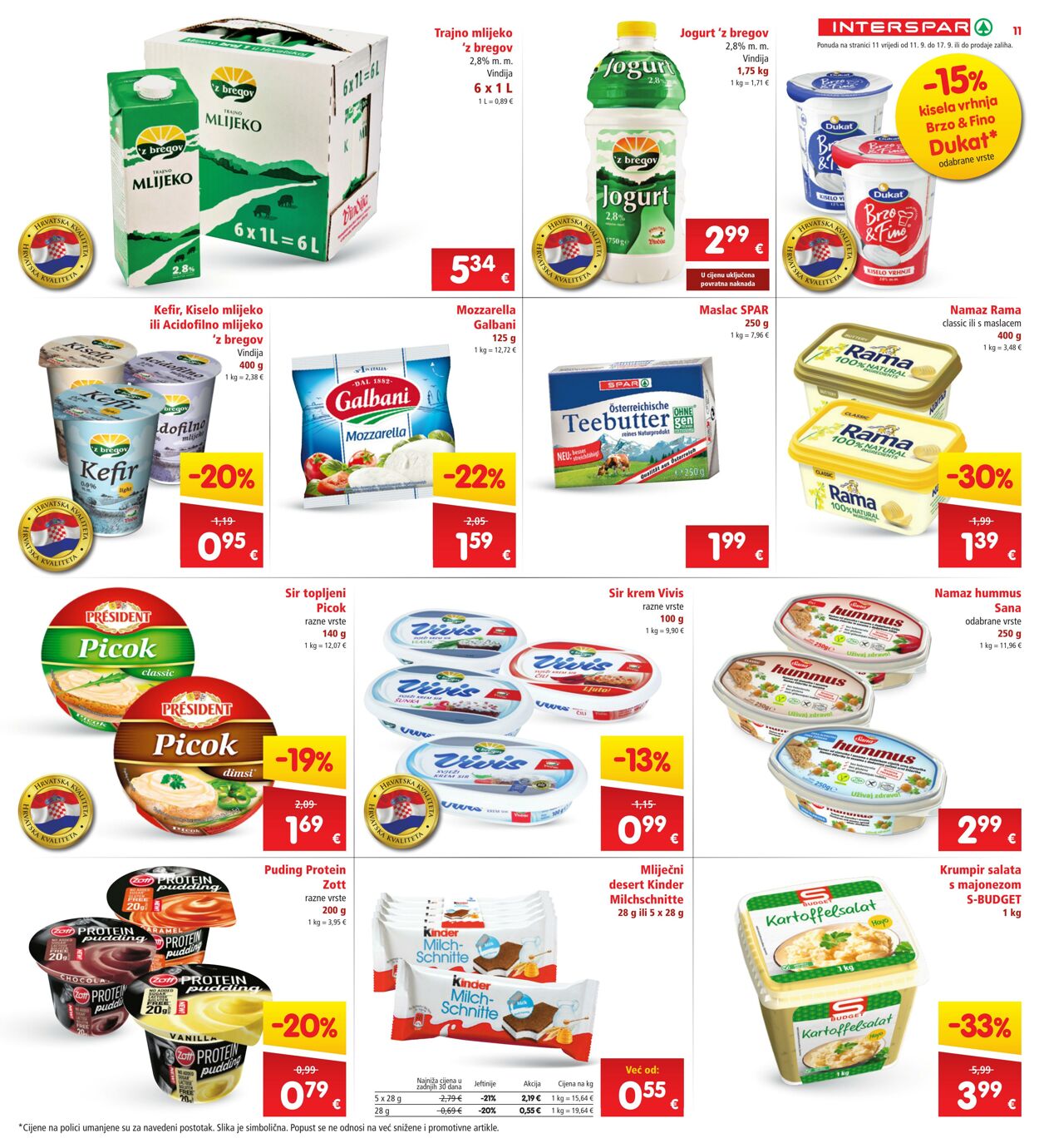 Katalog Spar 11.09.2024 - 18.09.2024