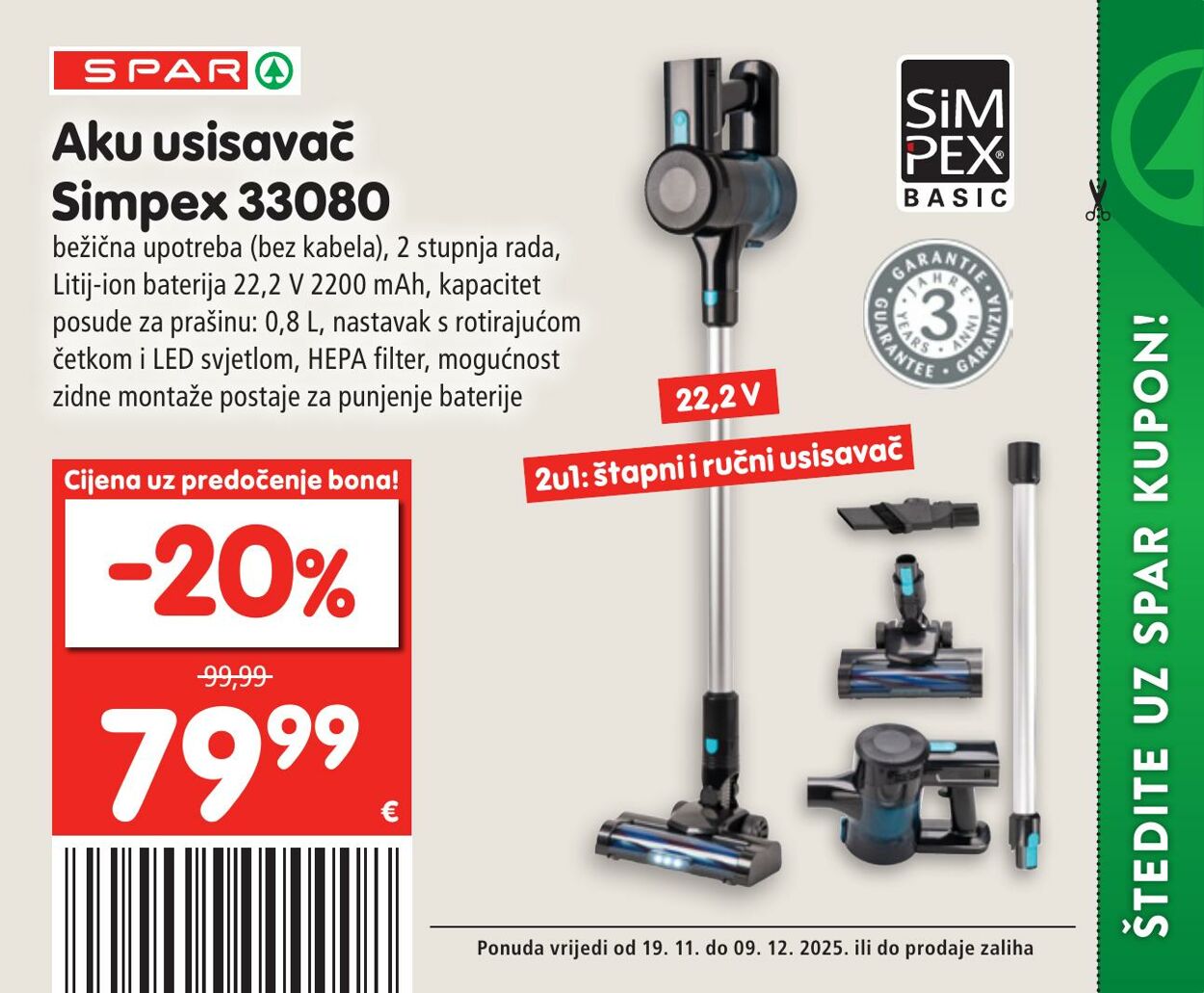 Katalog Spar 19.11.2025 - 09.12.2025