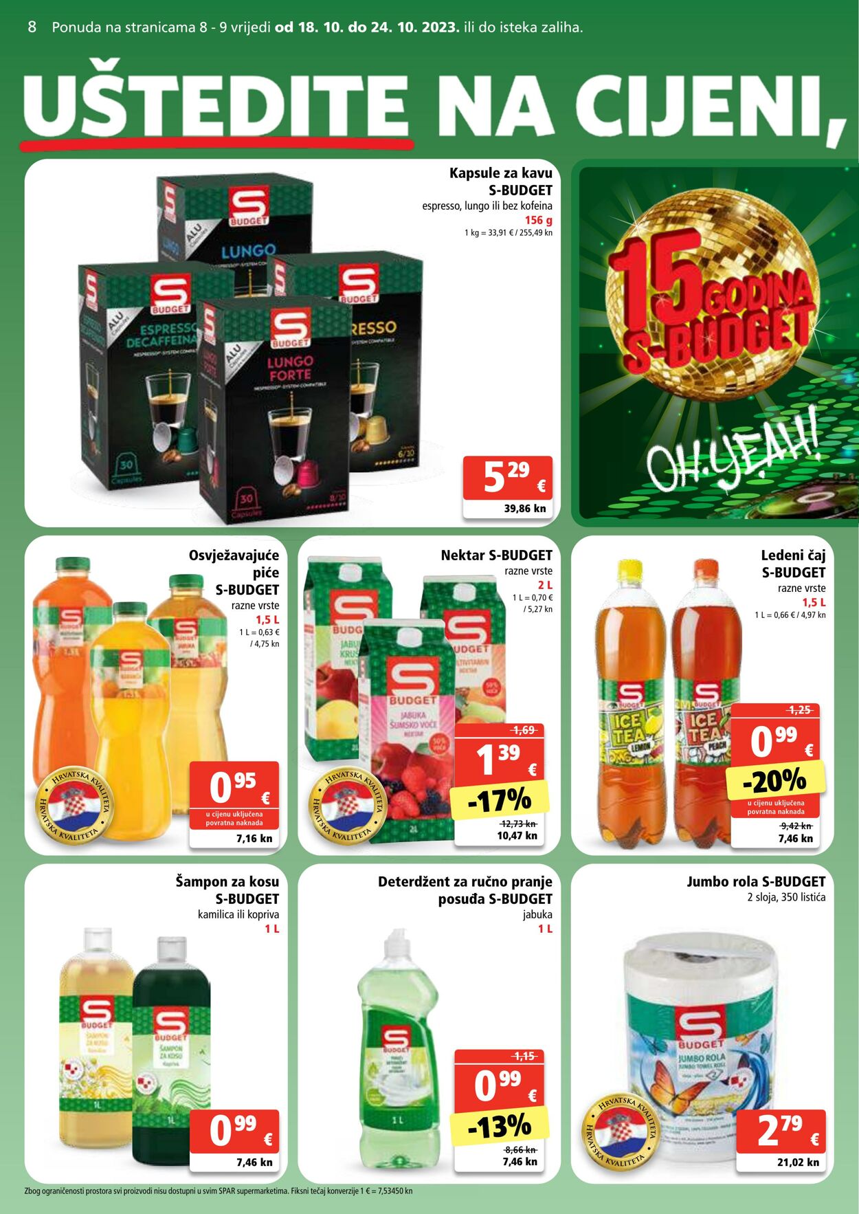 Katalog Spar 18.10.2023 - 24.10.2023