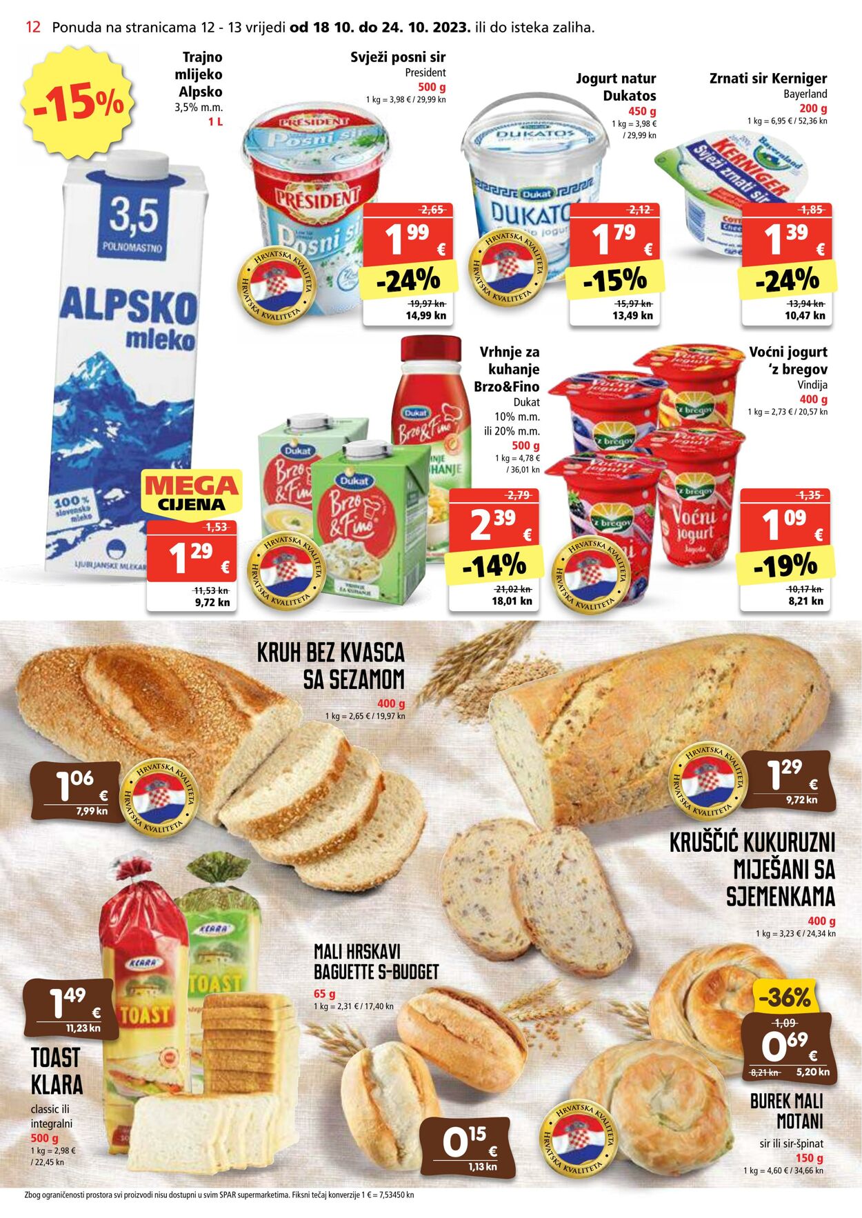 Katalog Spar 18.10.2023 - 24.10.2023