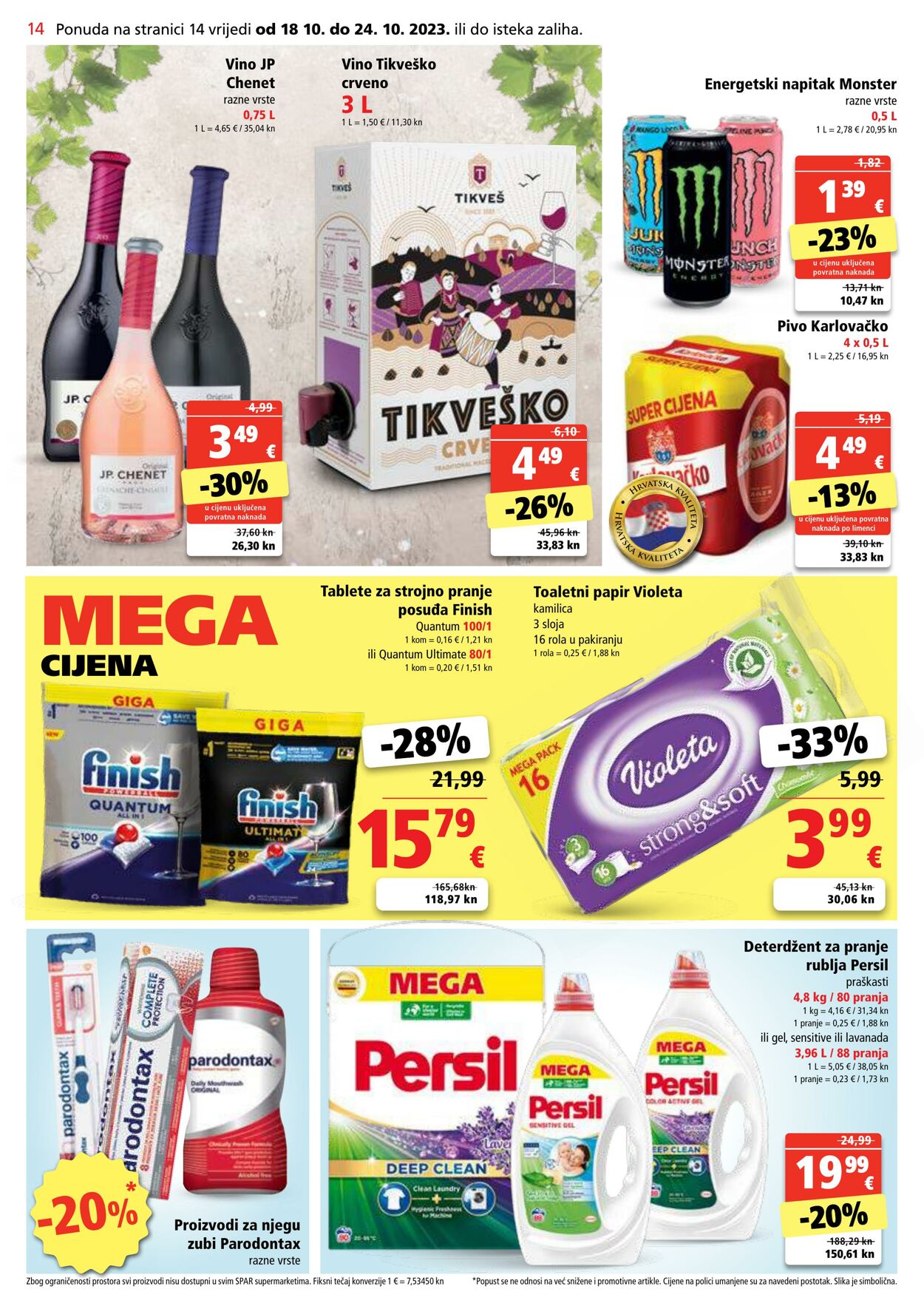 Katalog Spar 18.10.2023 - 24.10.2023