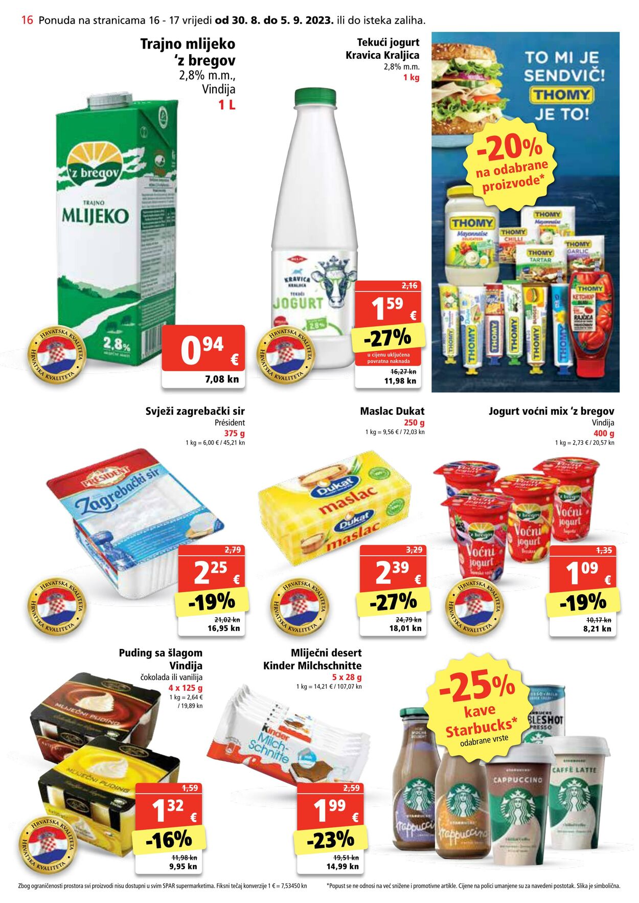 Katalog Spar 30.08.2023 - 05.09.2023