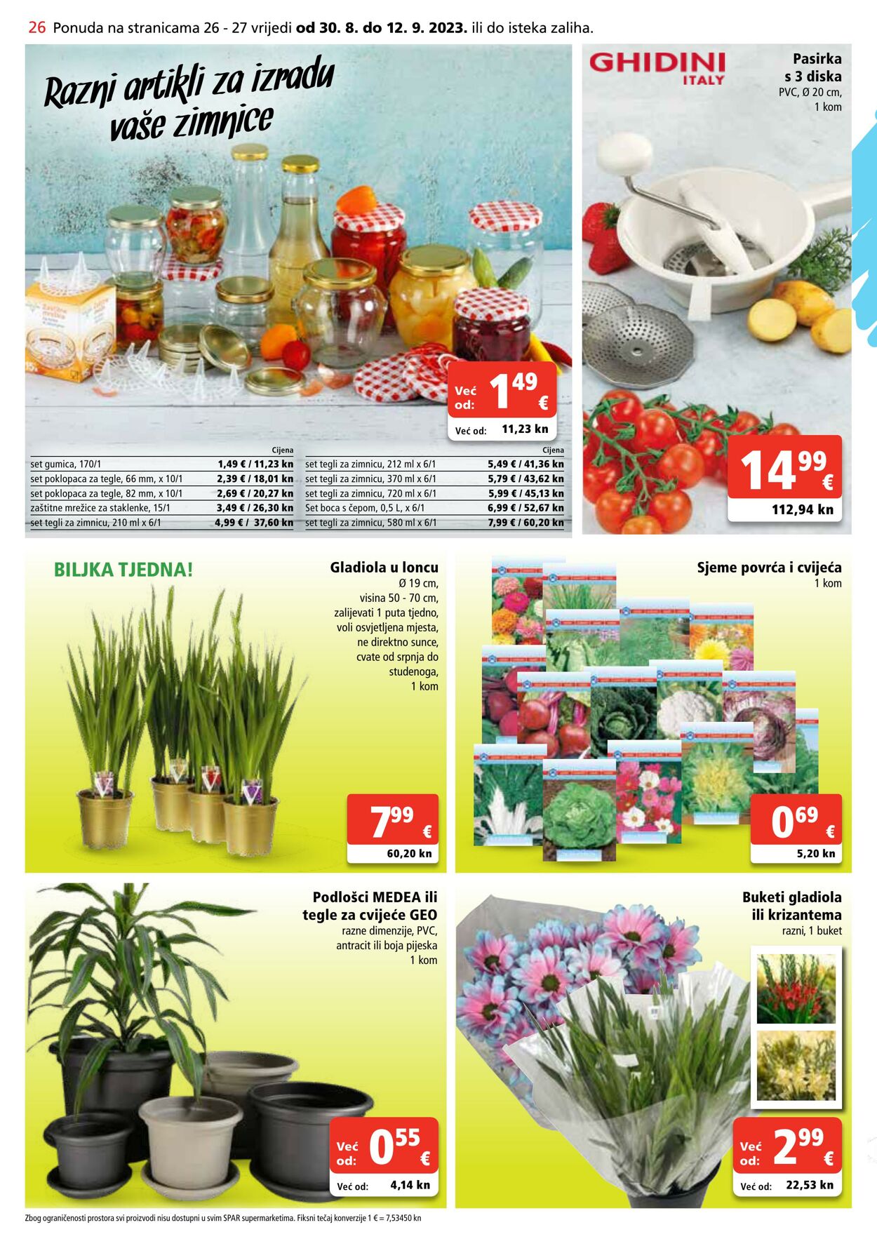 Katalog Spar 30.08.2023 - 05.09.2023