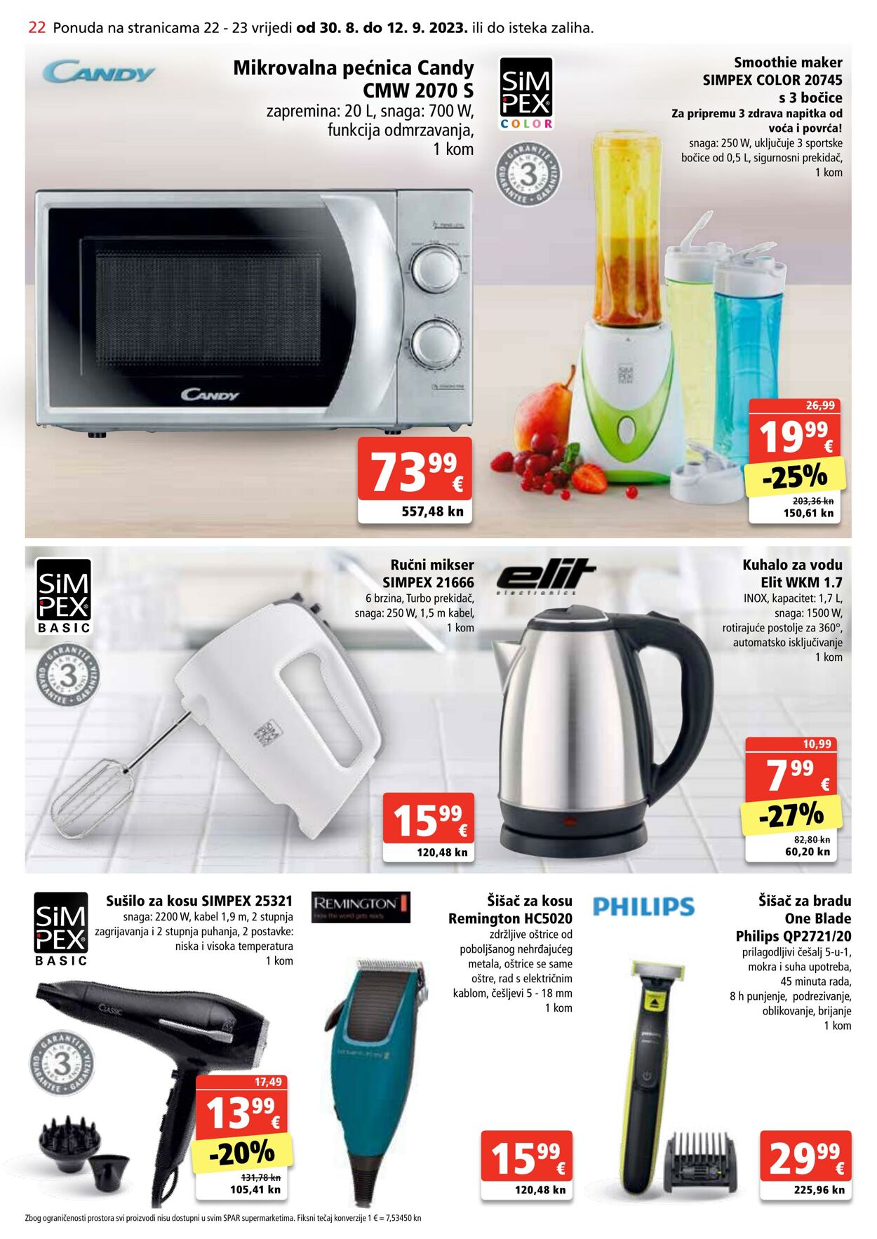 Katalog Spar 30.08.2023 - 05.09.2023