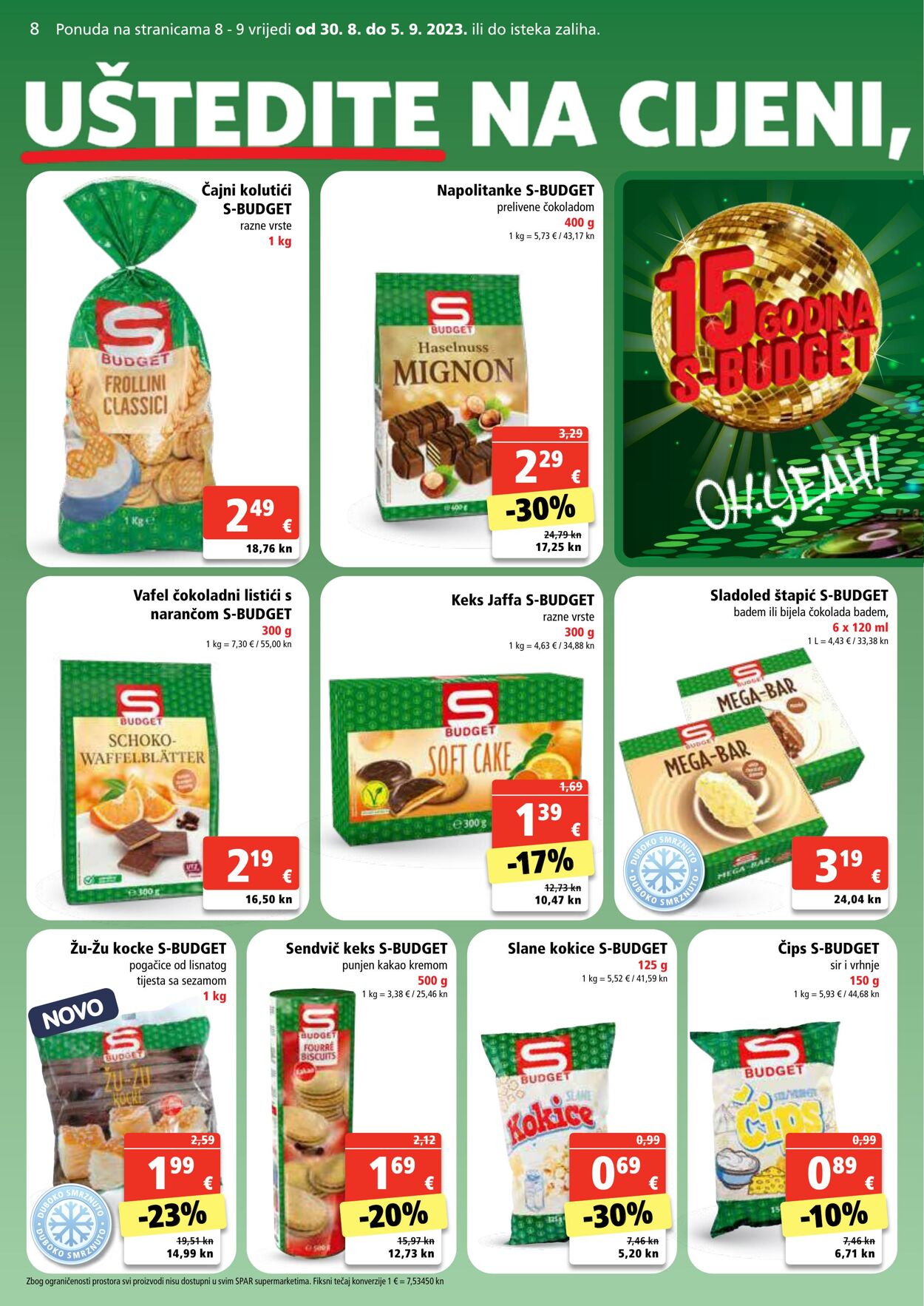 Katalog Spar 30.08.2023 - 05.09.2023