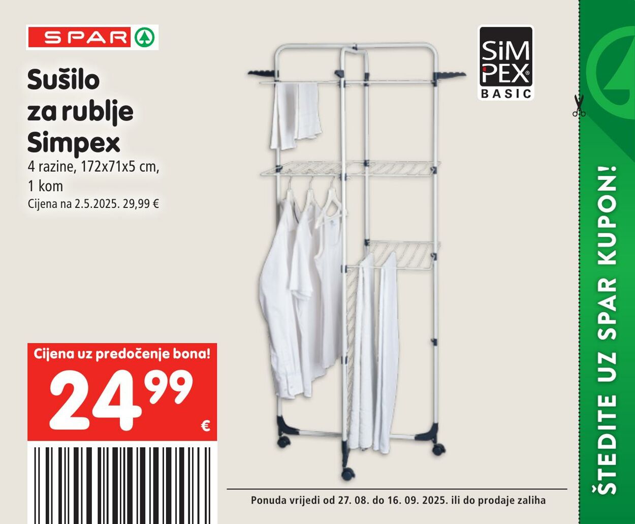 Katalog Spar 27.08.2025 - 16.09.2025