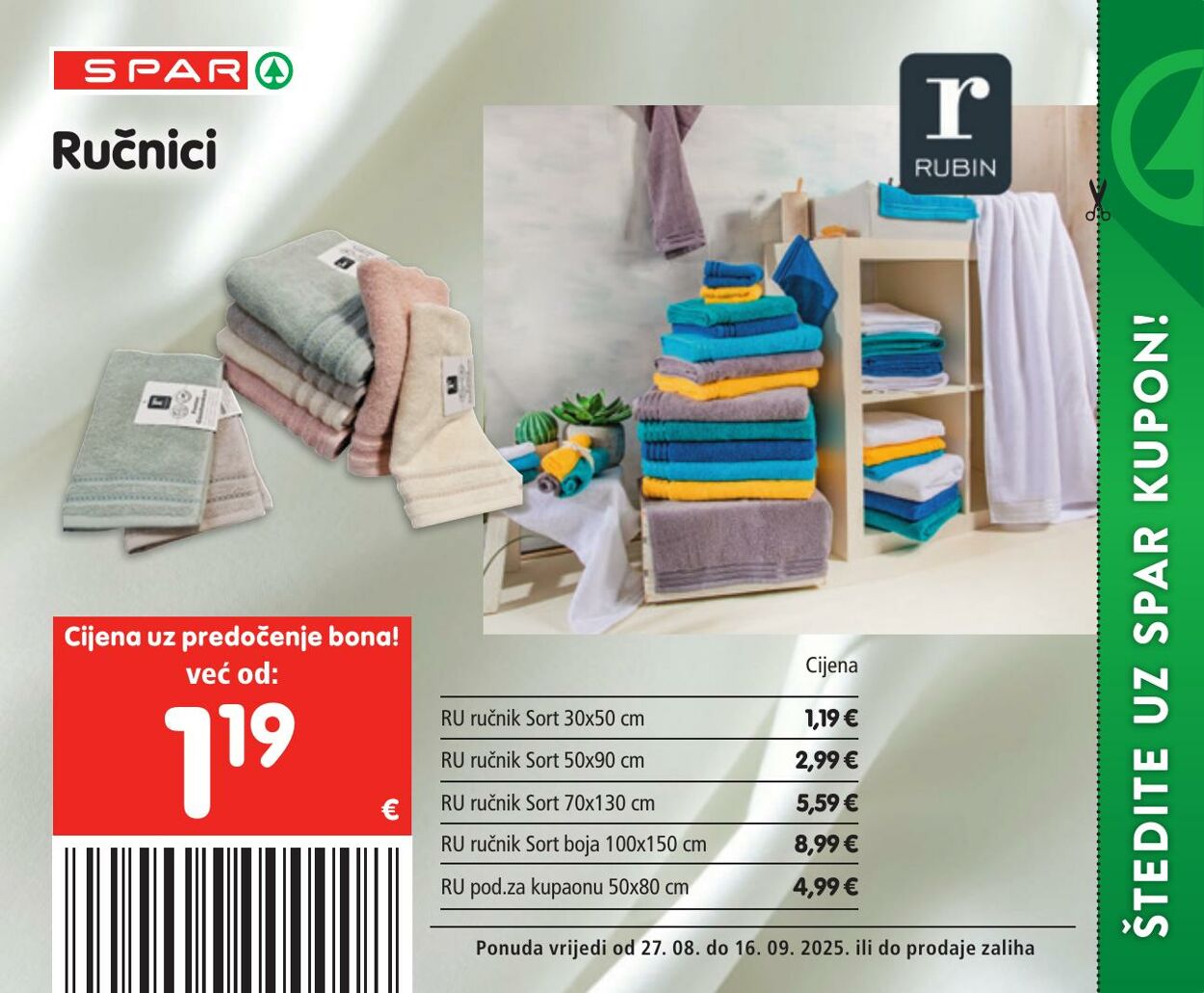 Katalog Spar 27.08.2025 - 16.09.2025
