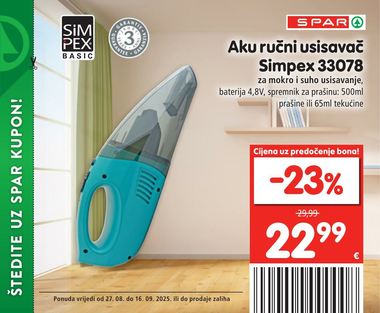 Katalog Spar 27.08.2025 - 16.09.2025