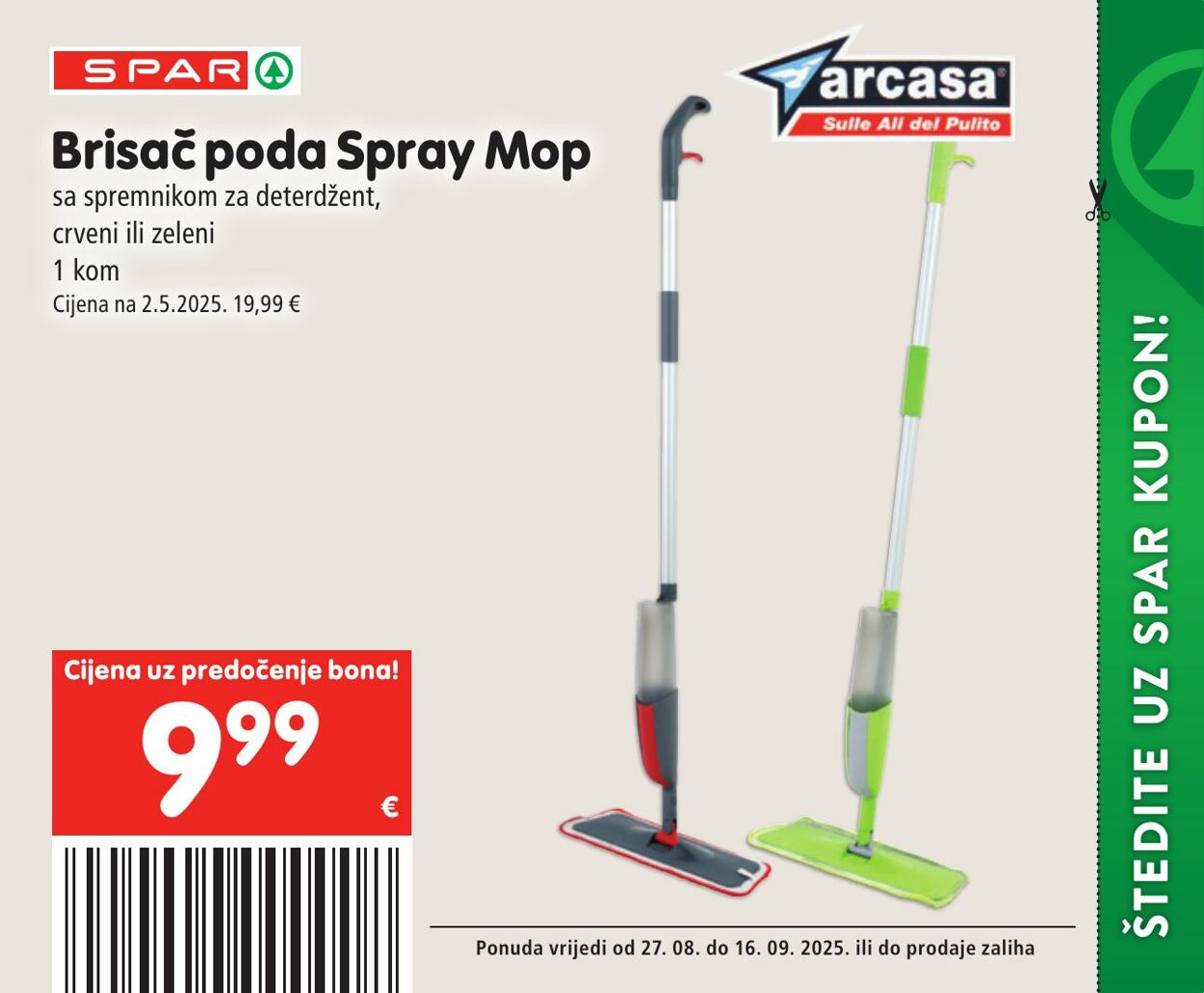 Katalog Spar 27.08.2025 - 16.09.2025